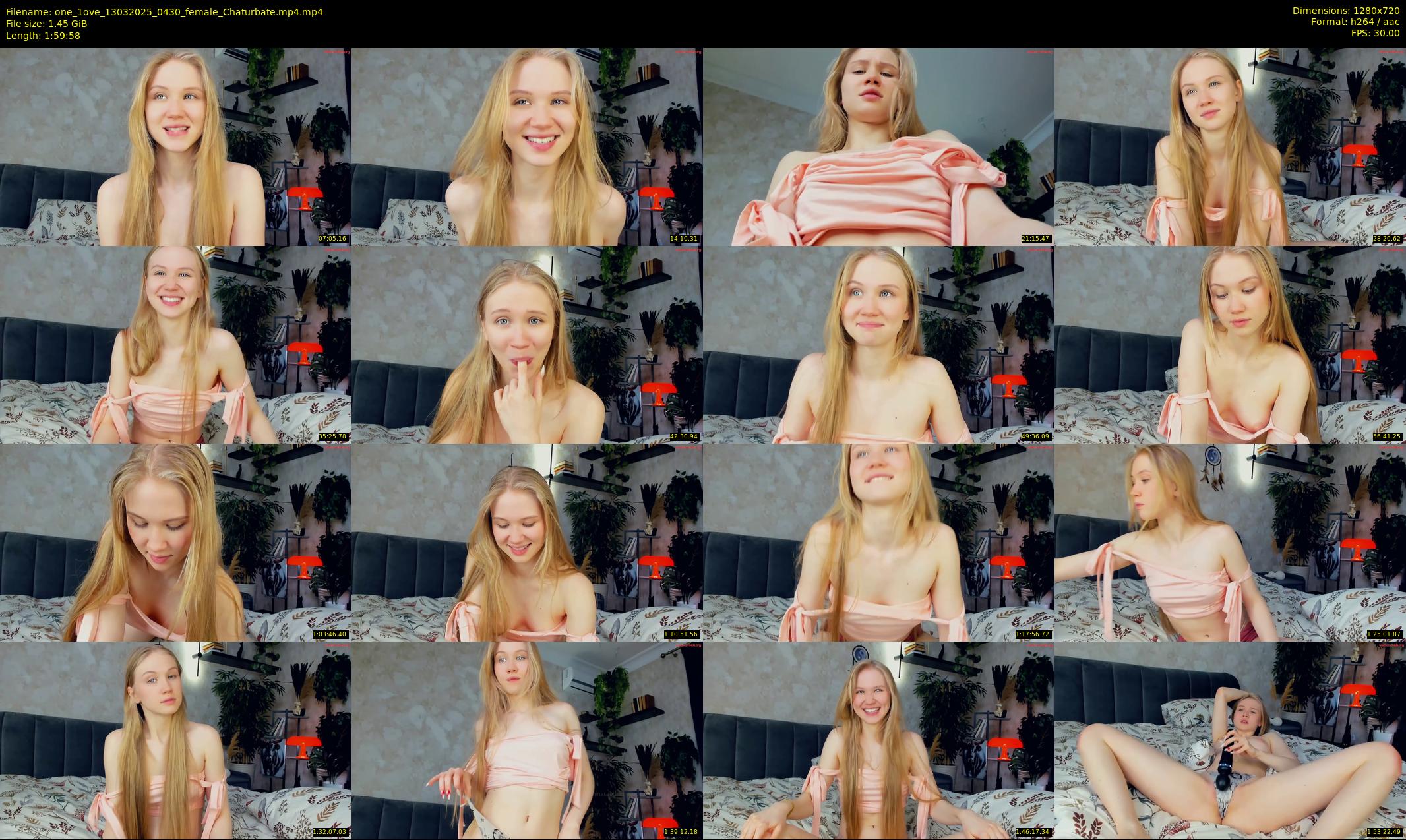 one_1ove — 120 minute Chaturbate female cam show recording, 720p, Mar 13, 2025