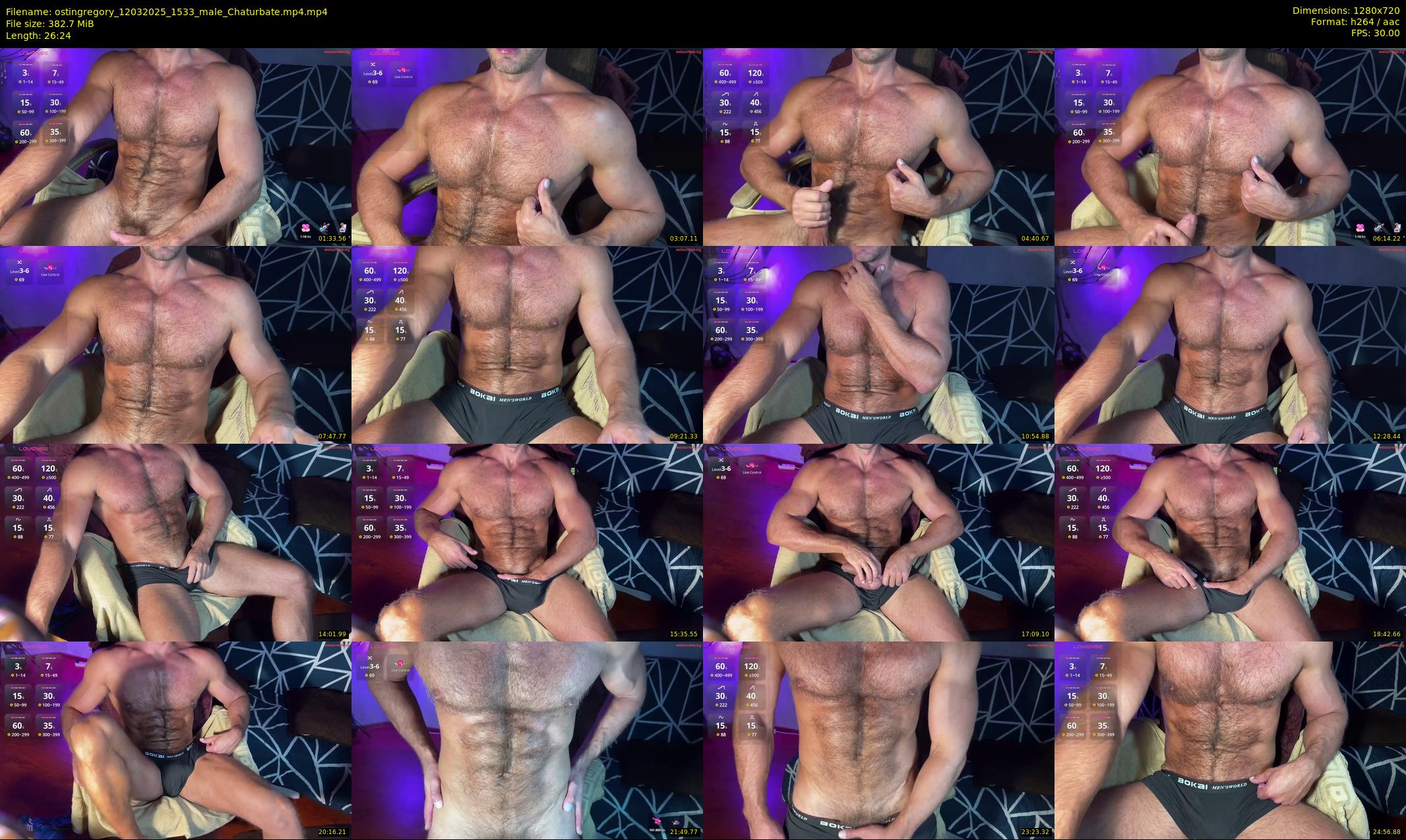 ostingregory — 27 minute Chaturbate male cam show recording, 720p, Mar 12, 2025