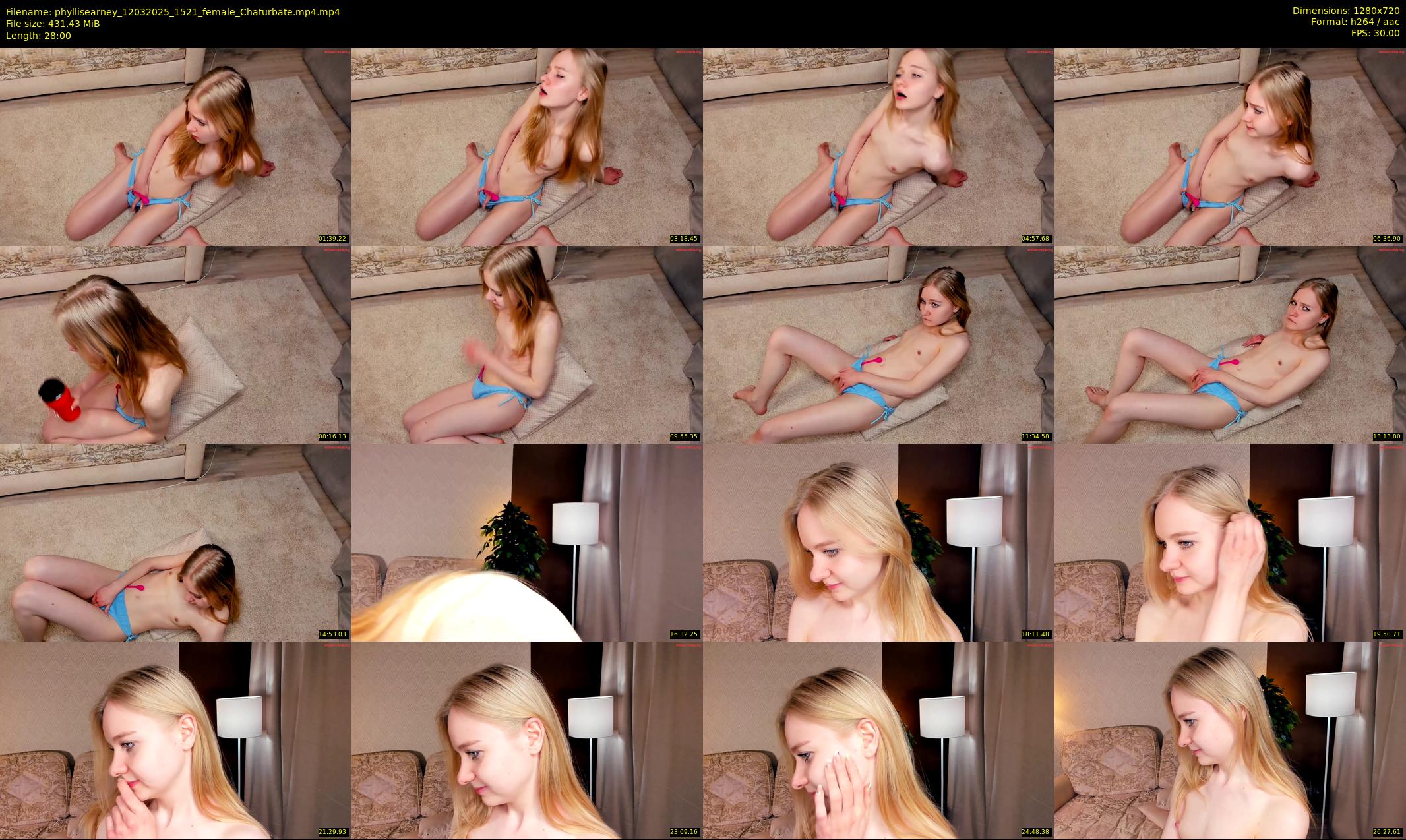 phyllisearney — 28 minute Chaturbate female cam show recording, 720p, Mar 12, 2025