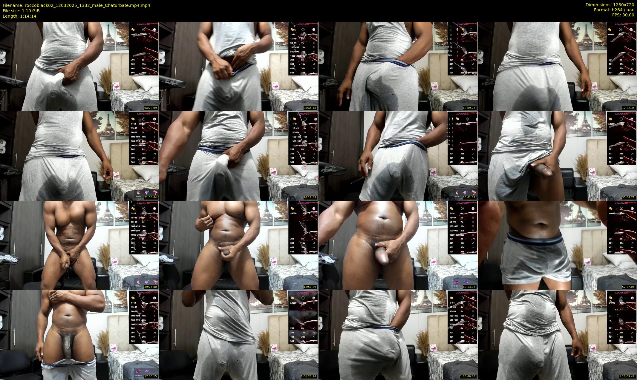 roccoblack02 — 75 minute Chaturbate male cam show recording, 720p, Mar 12, 2025