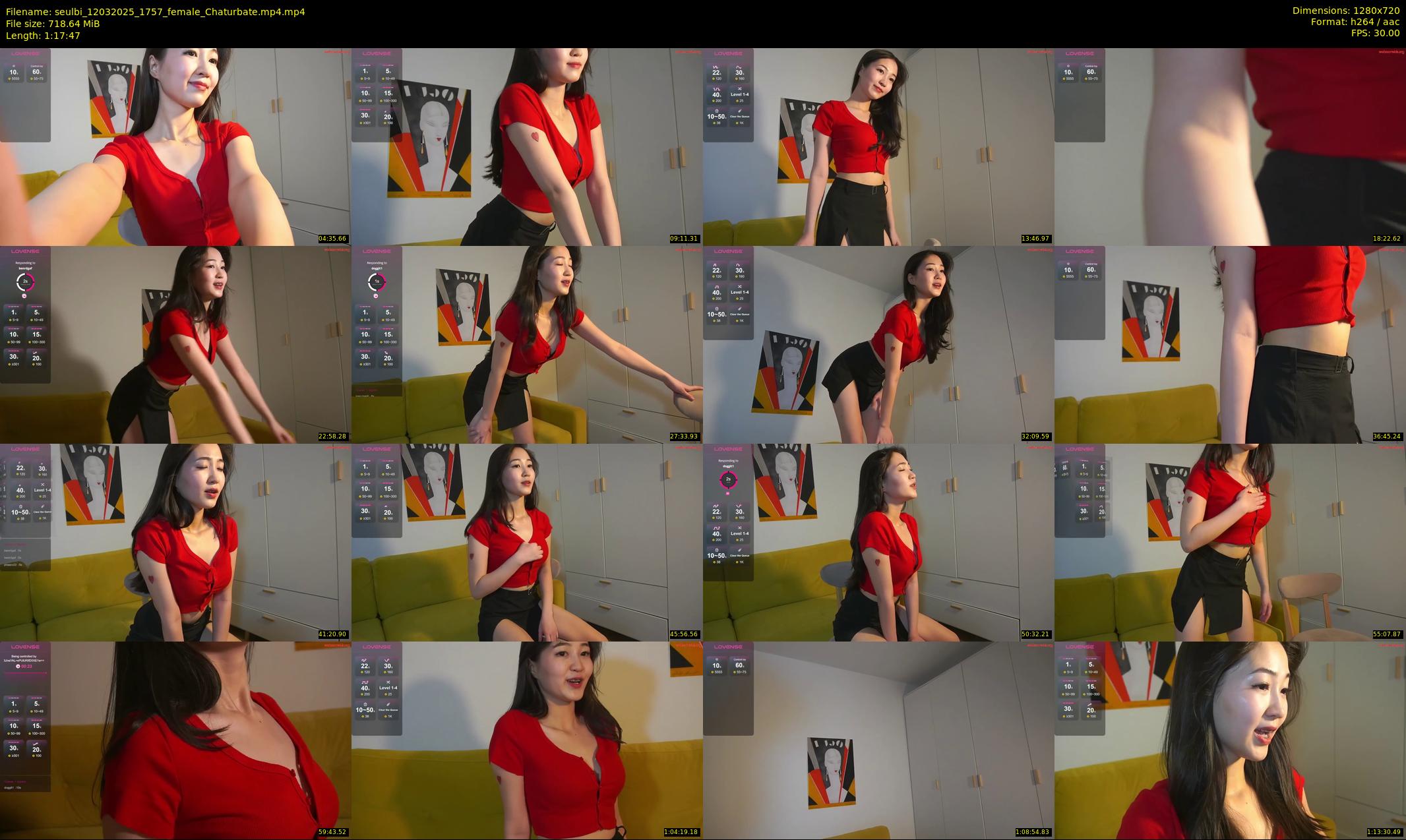 seulbi — 78 minute Chaturbate female cam show recording, 720p, Mar 12, 2025