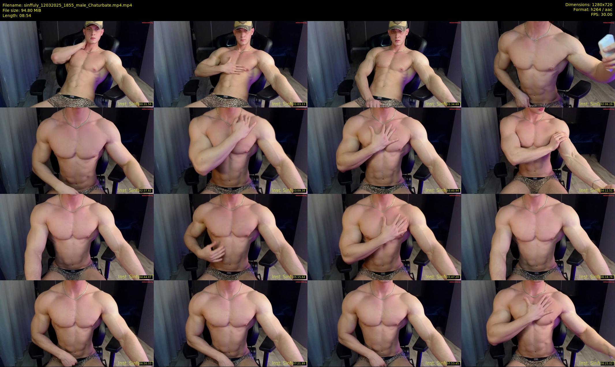 sinffuly — 9 minute Chaturbate male cam show recording, 720p, Mar 12, 2025