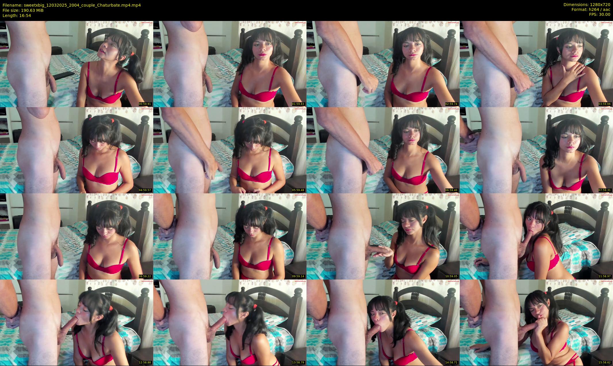 sweetxbig — 17 minute Chaturbate couple cam show recording, 720p, Mar 12, 2025