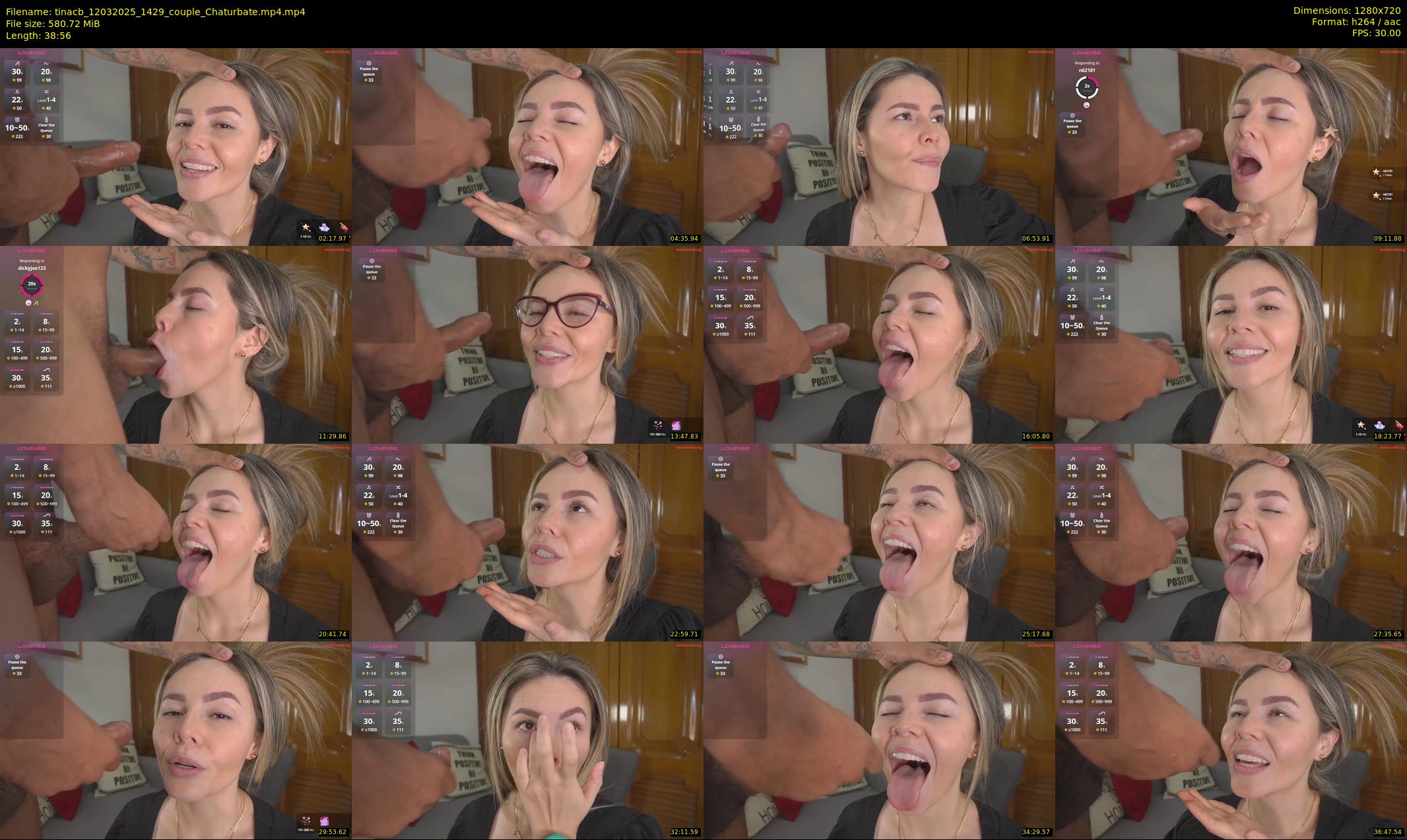 tinacb — 39 minute Chaturbate female cam show recording, 720p, Mar 12, 2025