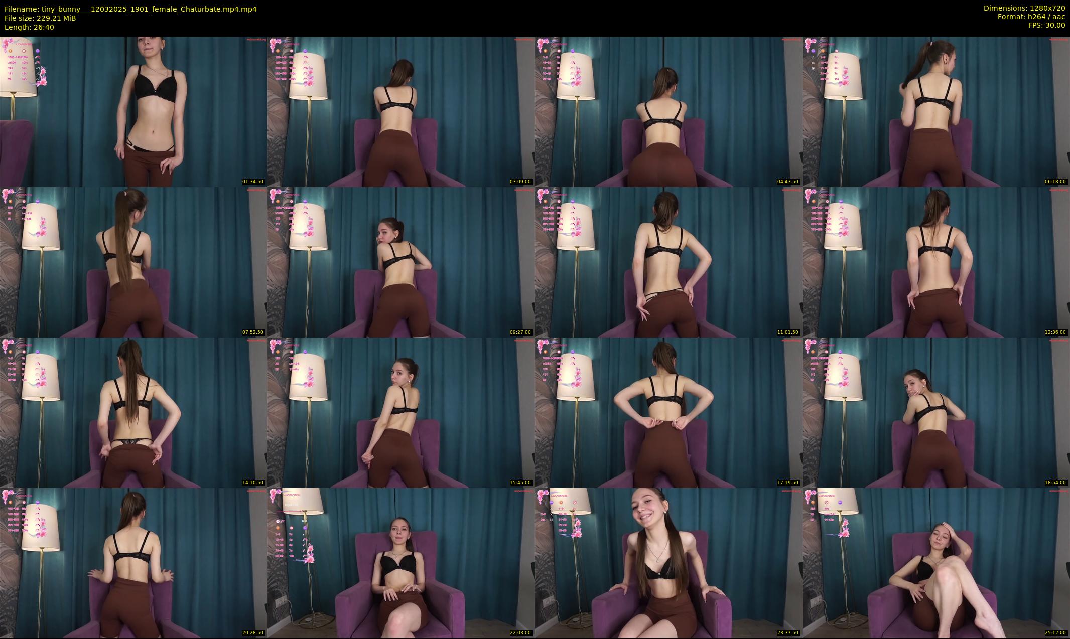tiny_bunny__ — 27 minute Chaturbate female cam show recording, 720p, Mar 12, 2025