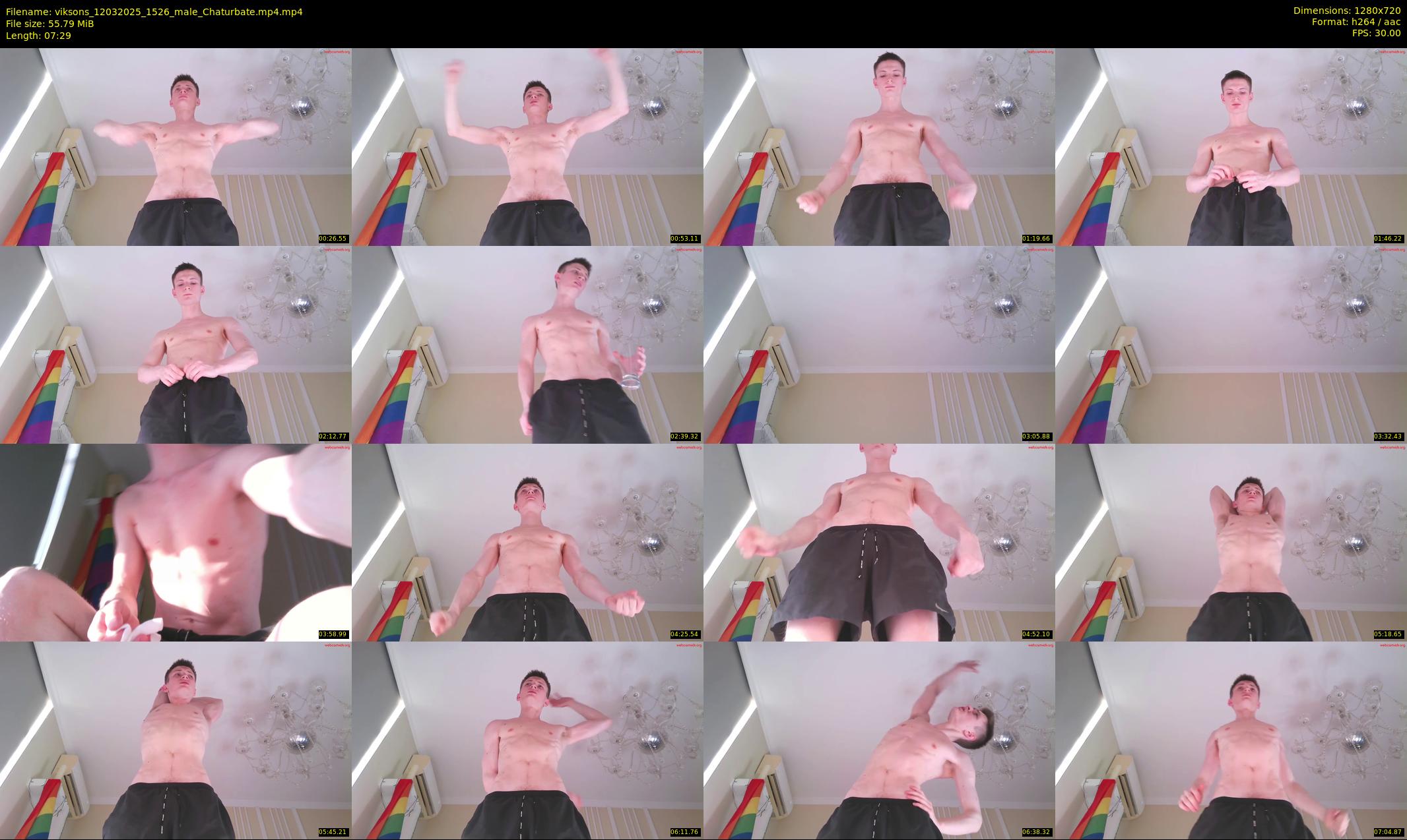 viksons — 8 minute Chaturbate male cam show recording, 720p, Mar 12, 2025