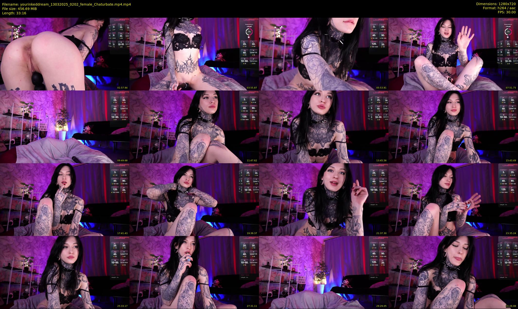 yourinkeddream — 34 minute Chaturbate couple cam show recording, 720p, Mar 13, 2025