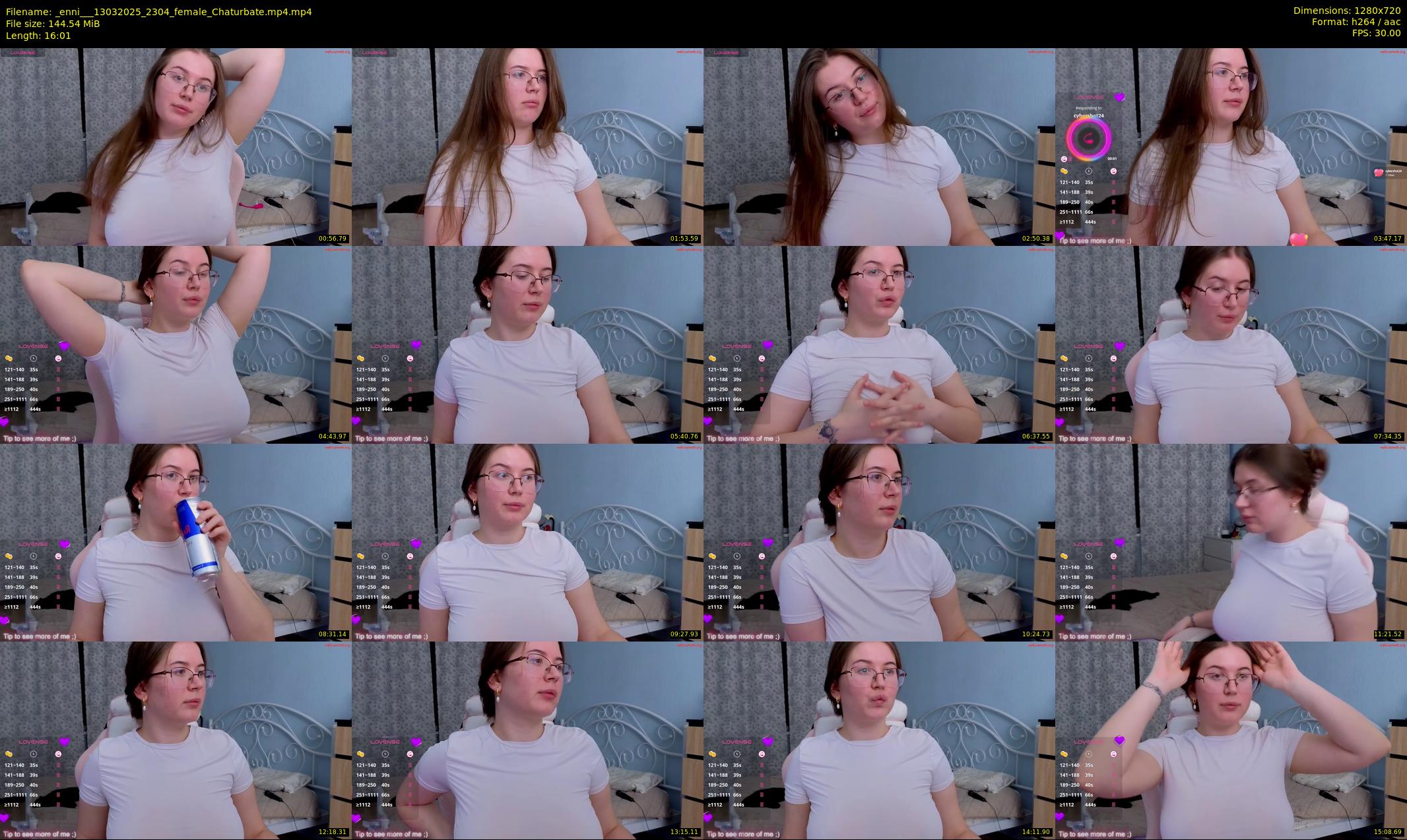 _enni__ — 17 minute Chaturbate female cam show recording, 720p, Mar 13, 2025
