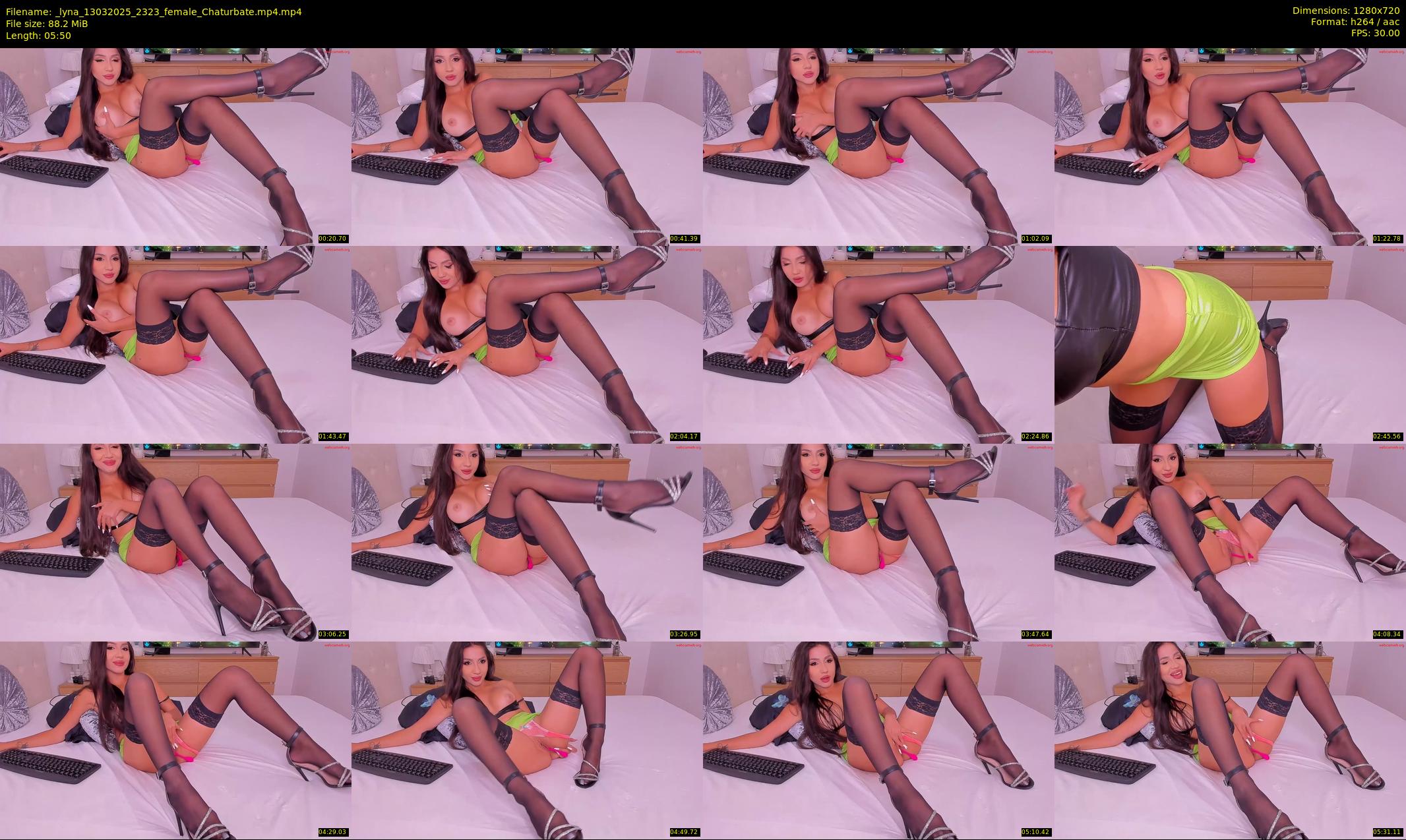 _lyna — 6 minute Chaturbate female cam show recording, 720p, Mar 13, 2025