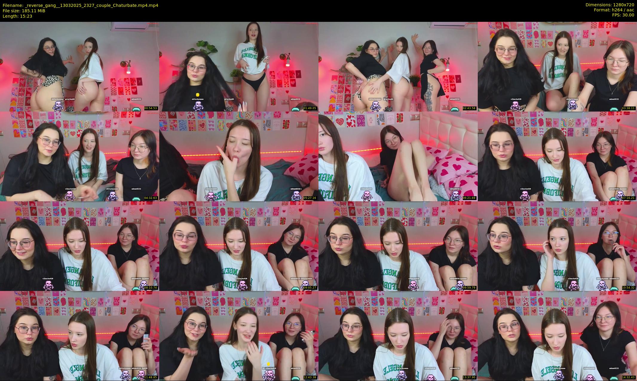 _reverse_gang_ — 16 minute Chaturbate couple cam show recording, 720p, Mar 13, 2025