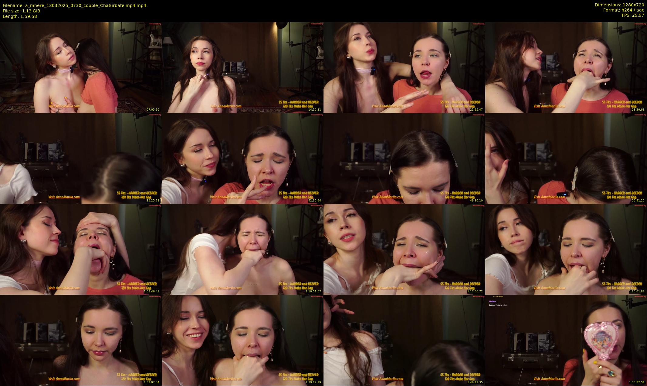 a_mhere — 120 minute Chaturbate couple cam show recording, 720p, Mar 13, 2025