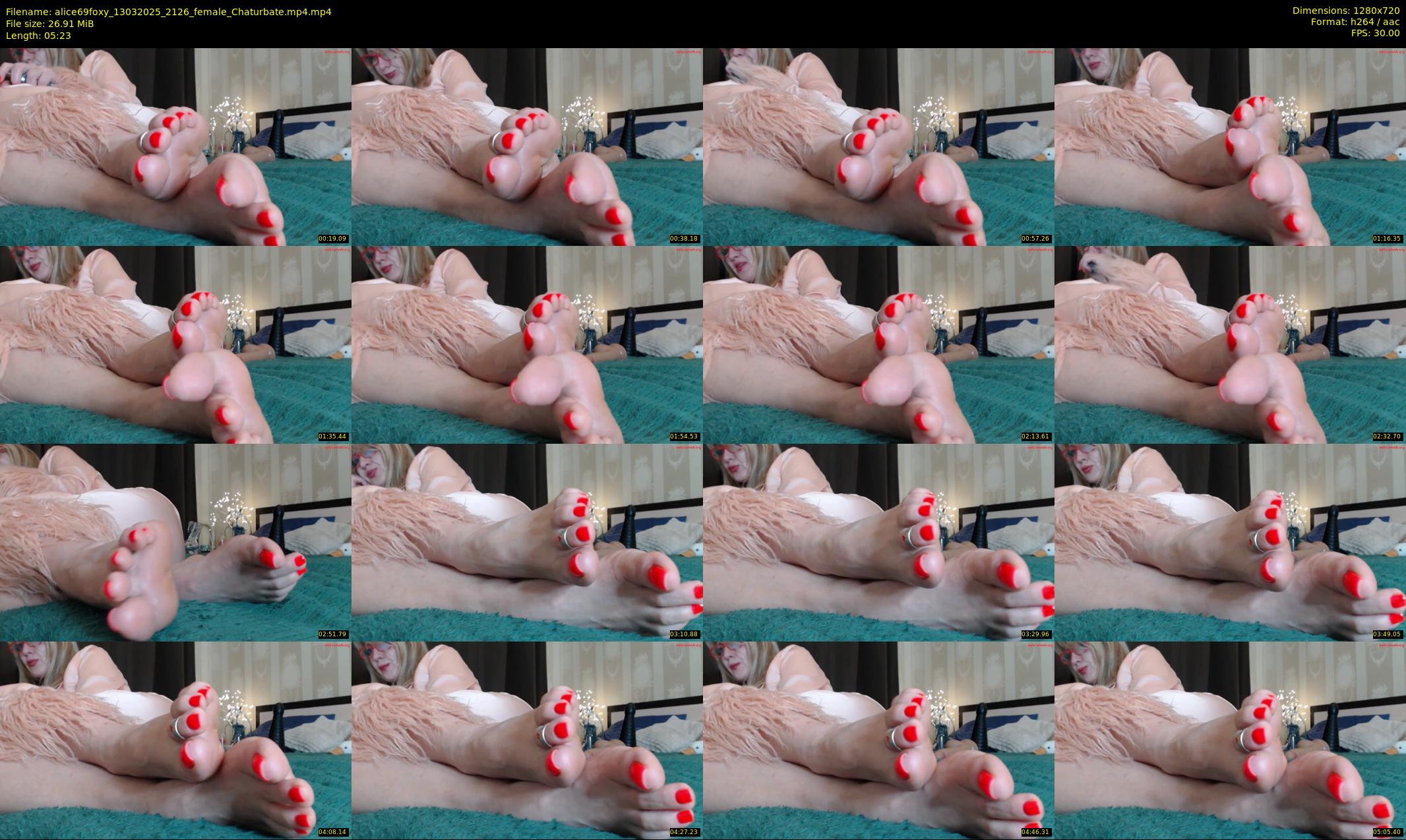 alice69foxy — 6 minute Chaturbate female cam show recording, 720p, Mar 13, 2025