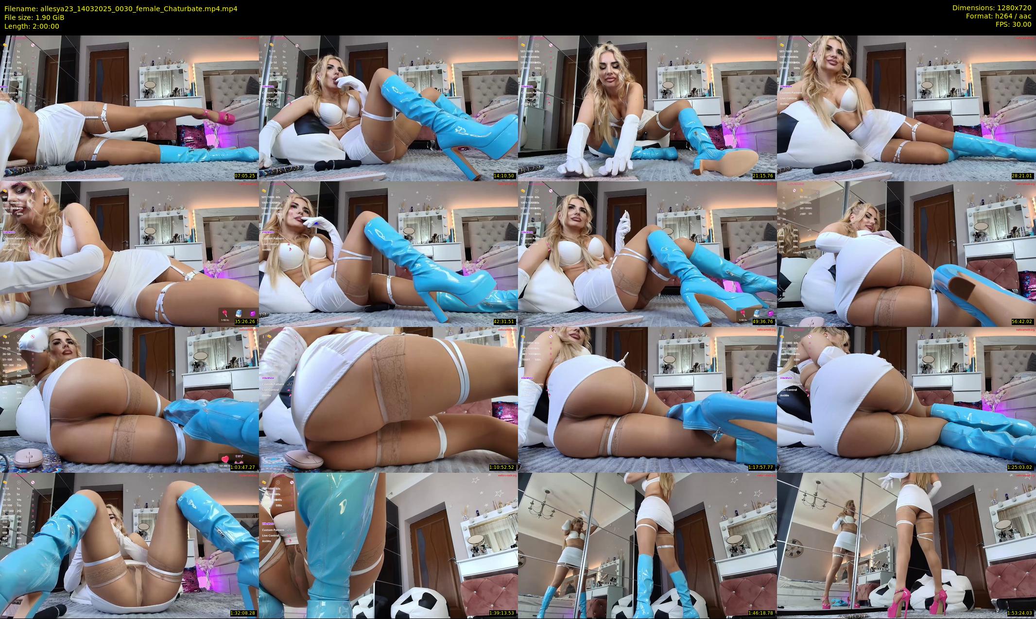 allesya23 — 120 minute Chaturbate female cam show recording, 720p, Mar 14, 2025