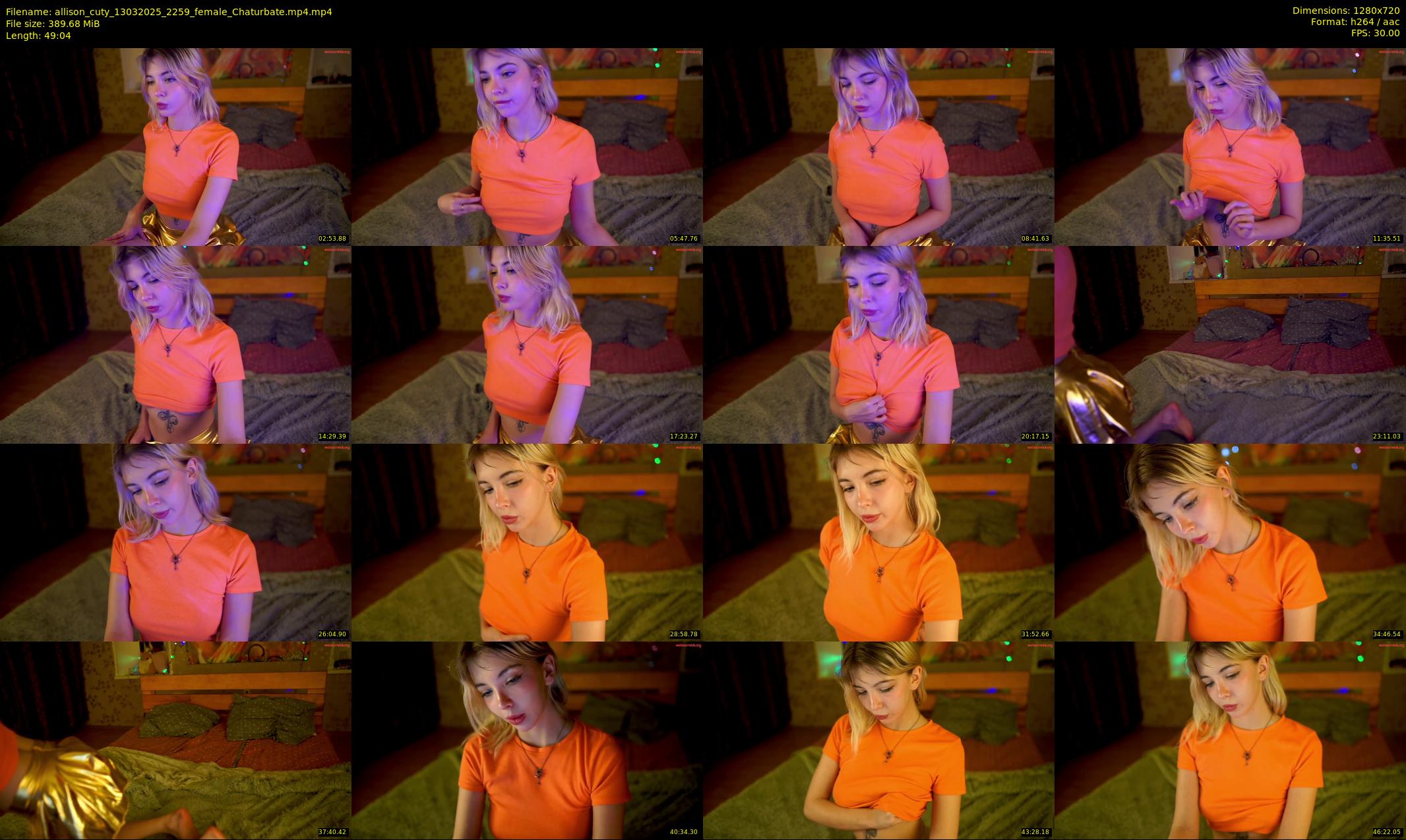 allison_cuty — 50 minute Chaturbate female cam show recording, 720p, Mar 13, 2025