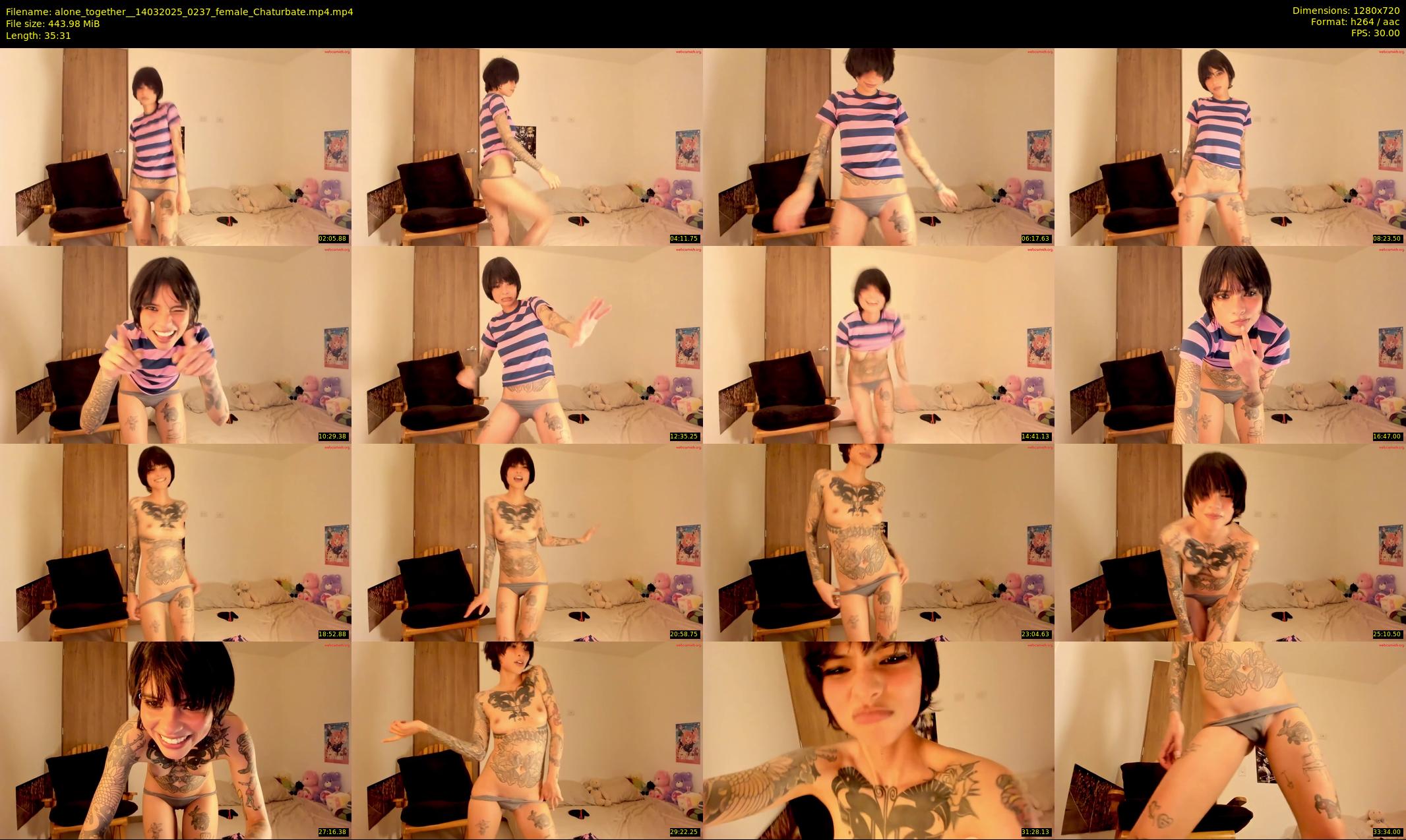 alone_together_ — 36 minute Chaturbate female cam show recording, 720p, Mar 14, 2025