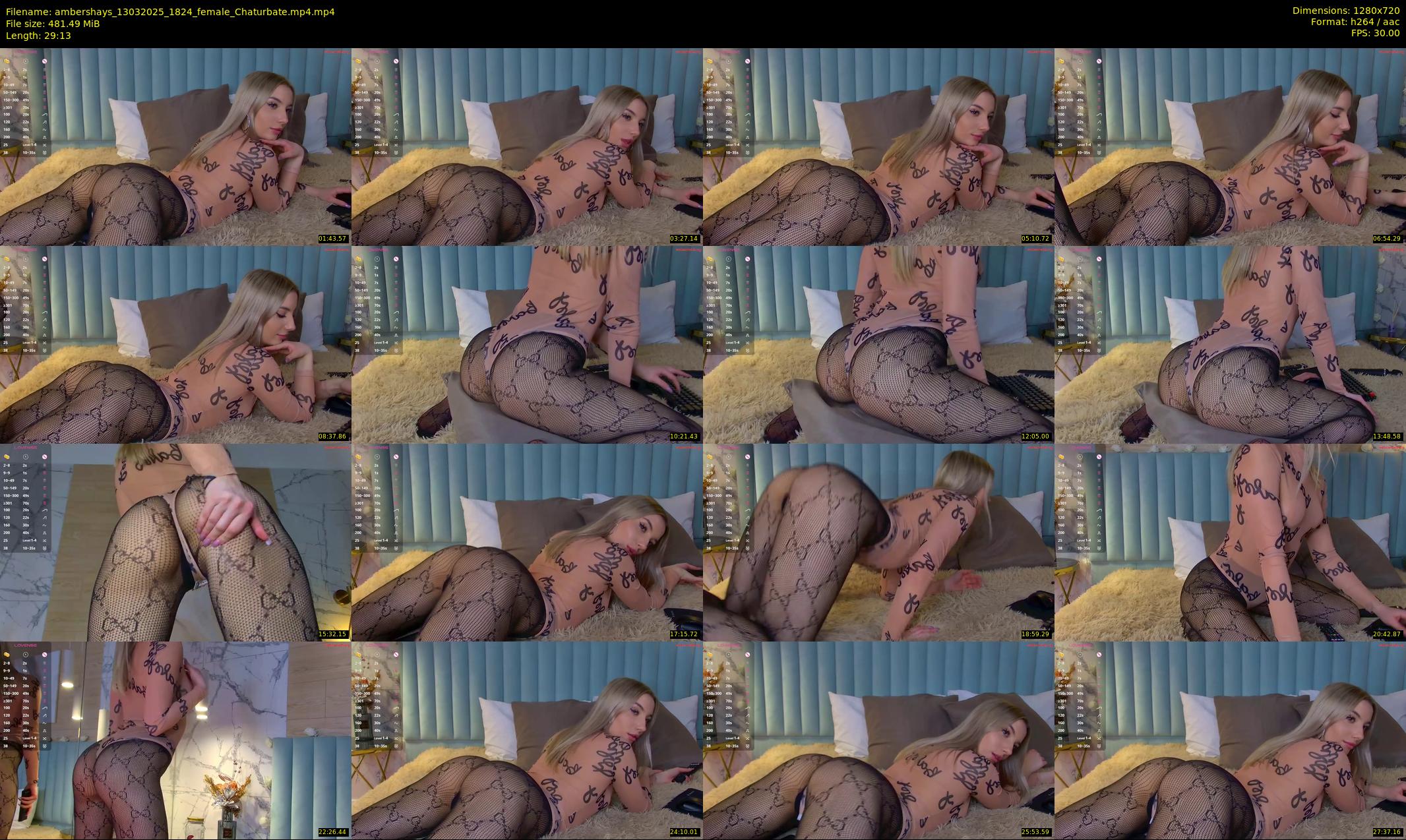 ambershays — 30 minute Chaturbate female cam show recording, 720p, Mar 13, 2025