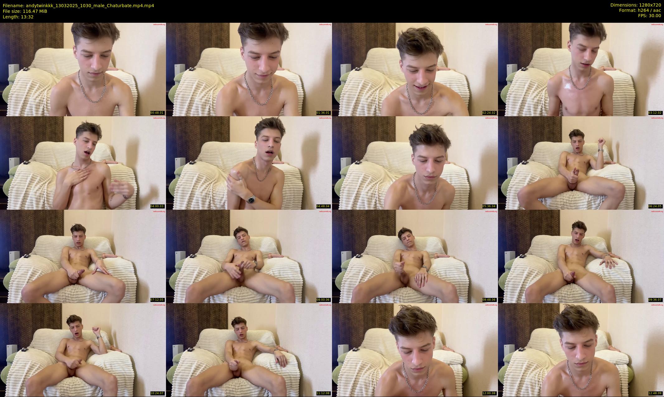 andytwinkkk — 14 minute Chaturbate male cam show recording, 720p, Mar 13, 2025