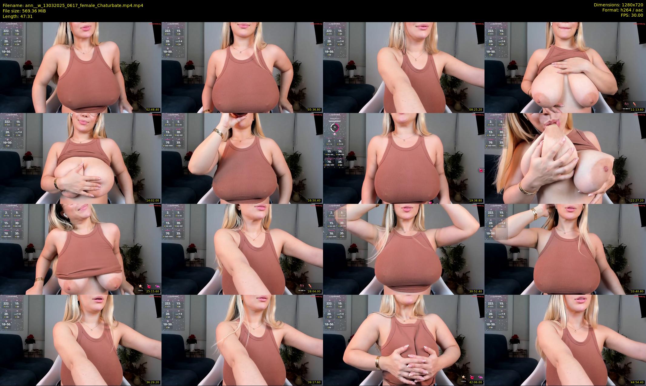 ann__w — 48 minute Chaturbate female cam show recording, 720p, Mar 13, 2025