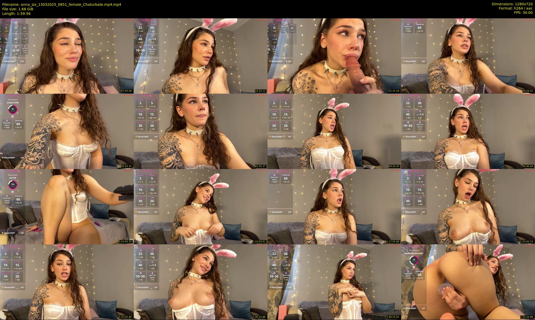 anna_six — 120 minute Chaturbate female cam show recording, 720p, Mar 13, 2025