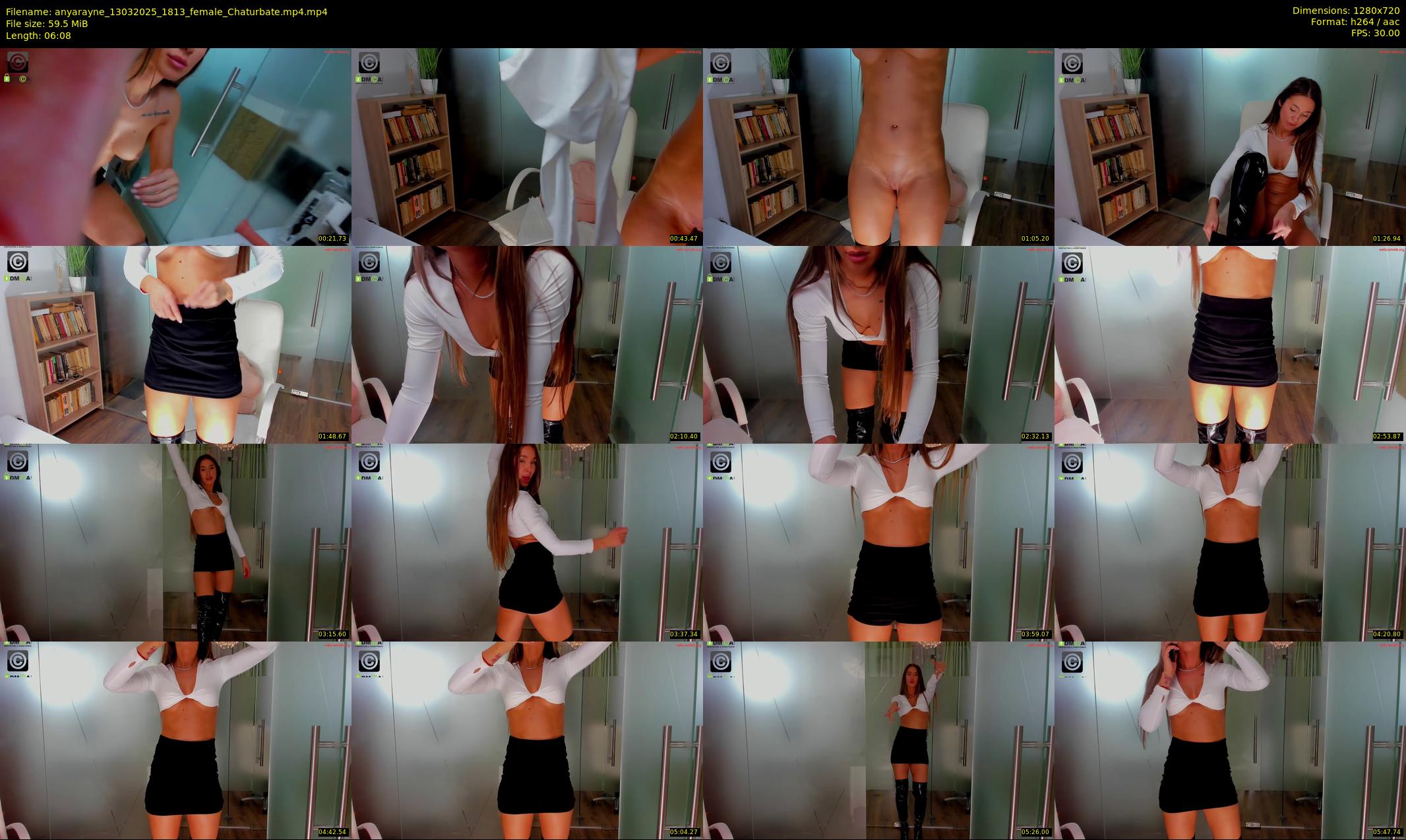 anyarayne — 7 minute Chaturbate female cam show recording, 720p, Mar 13, 2025