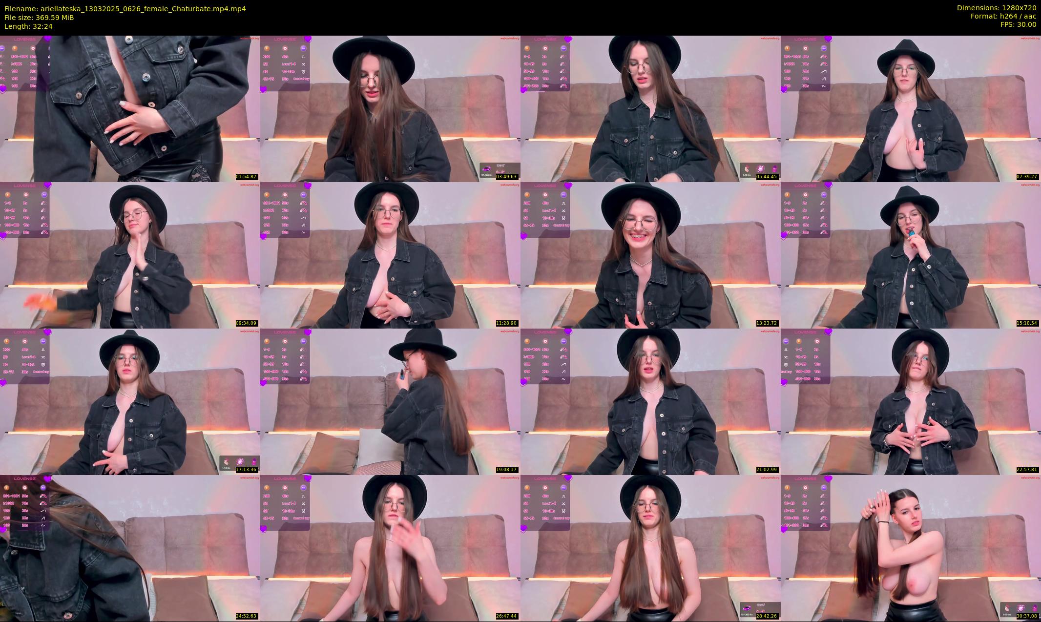 ariellateska — 33 minute Chaturbate female cam show recording, 720p, Mar 13, 2025