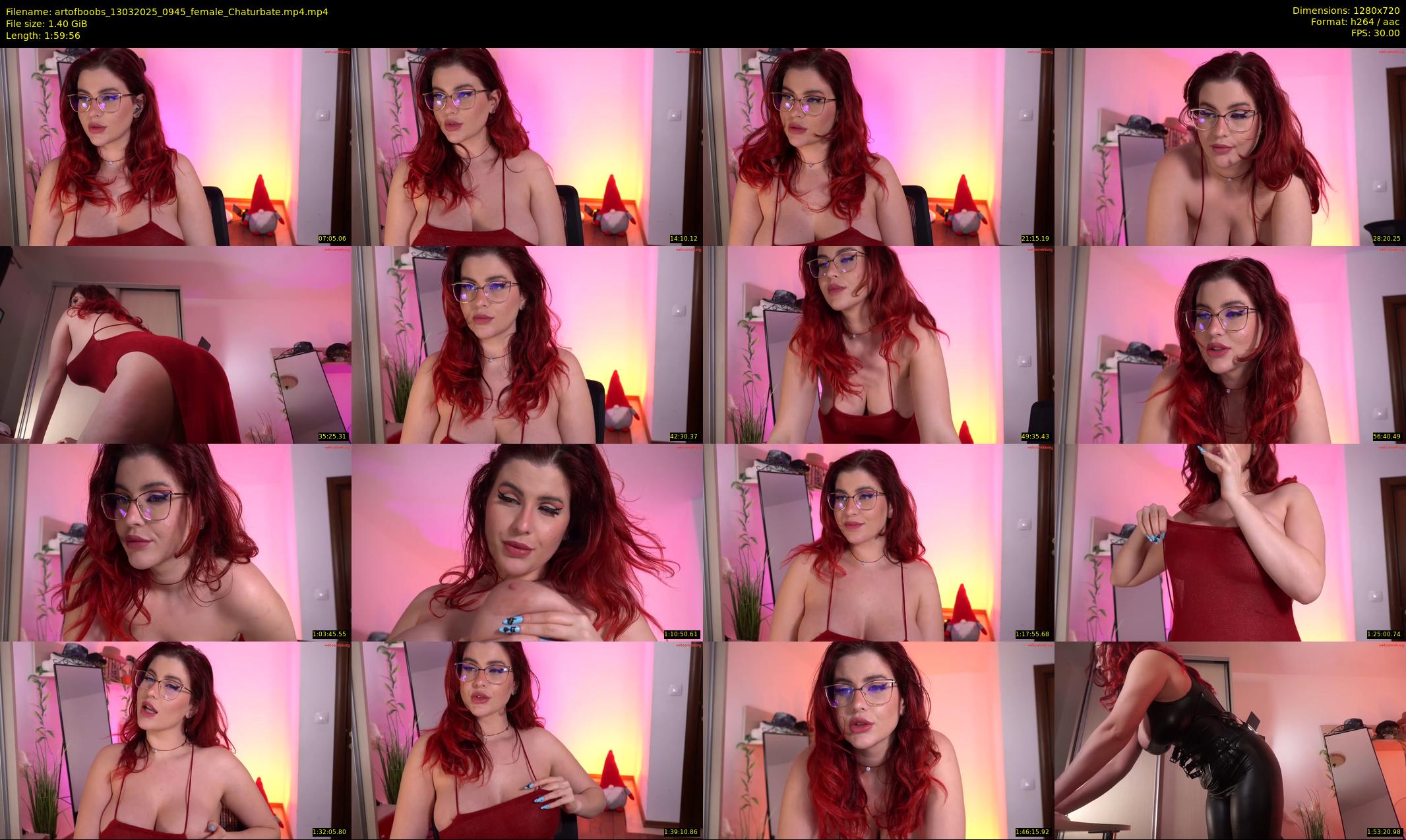 artofboobs — 120 minute Chaturbate female cam show recording, 720p, Mar 13, 2025