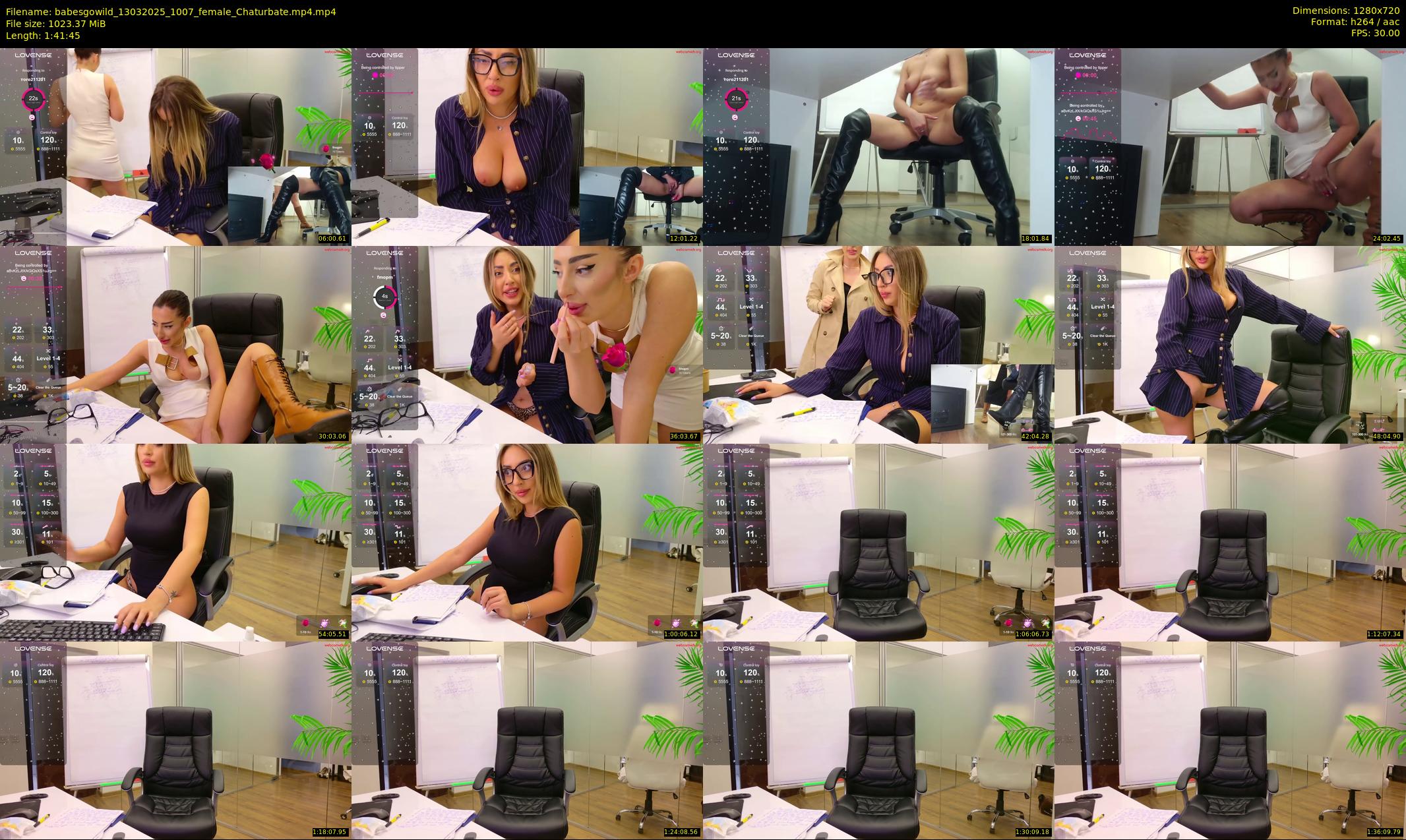 babesgowild — 102 minute Chaturbate couple cam show recording, 720p, Mar 13, 2025