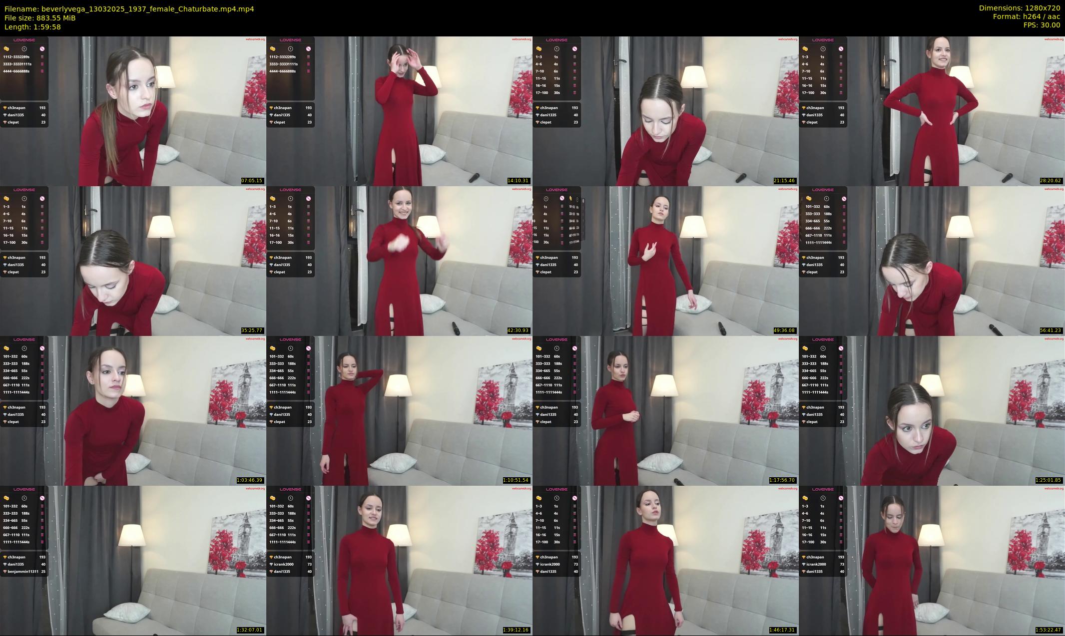 beverlyvega — 120 minute Chaturbate couple cam show recording, 720p, Mar 13, 2025