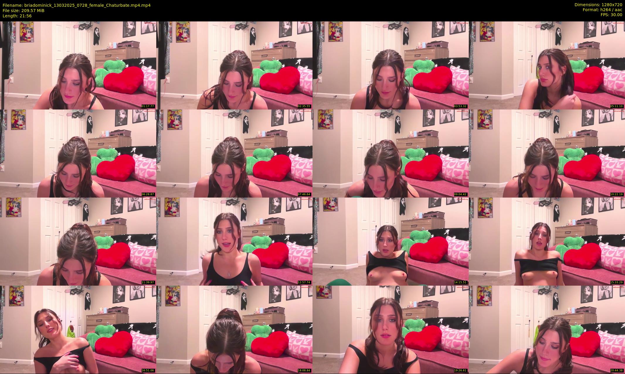 briadominick — 22 minute Chaturbate couple cam show recording, 720p, Mar 13, 2025