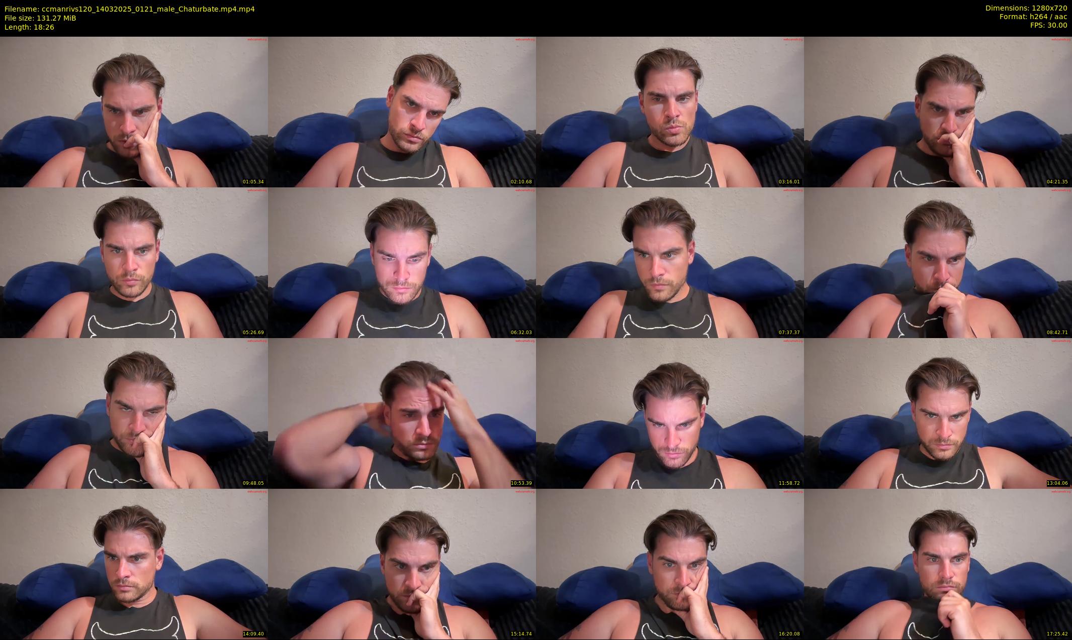 ccmanrivs120 — 19 minute Chaturbate male cam show recording, 720p, Mar 14, 2025