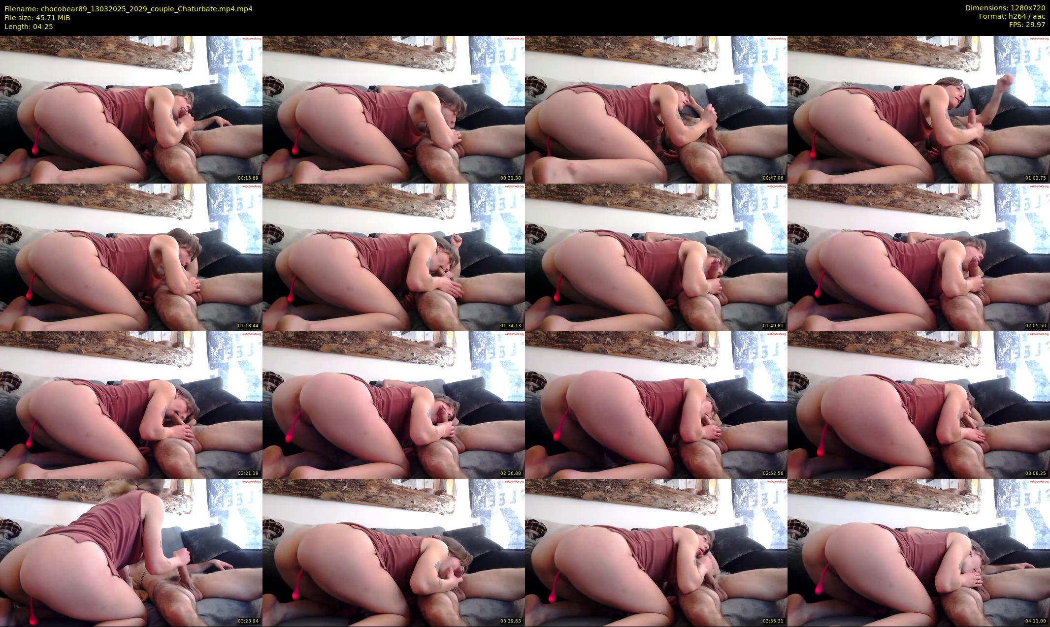 chocobear89 — 5 minute Chaturbate couple cam show recording, 720p, Mar 13, 2025