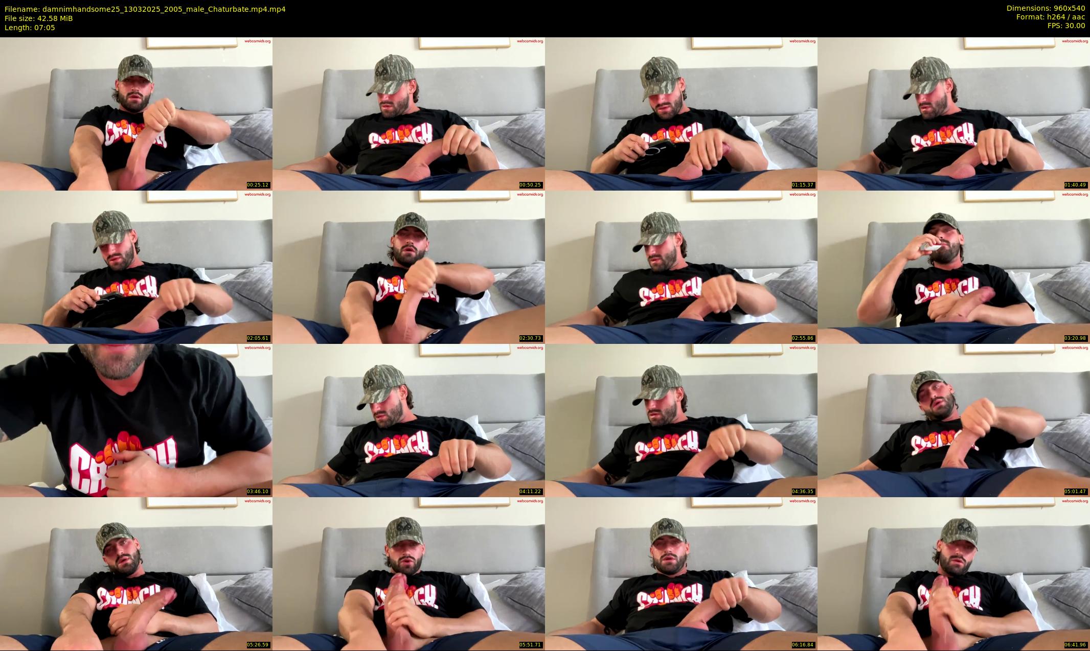 damnimhandsome25 — 8 minute Chaturbate male cam show recording, 480p, Mar 13, 2025