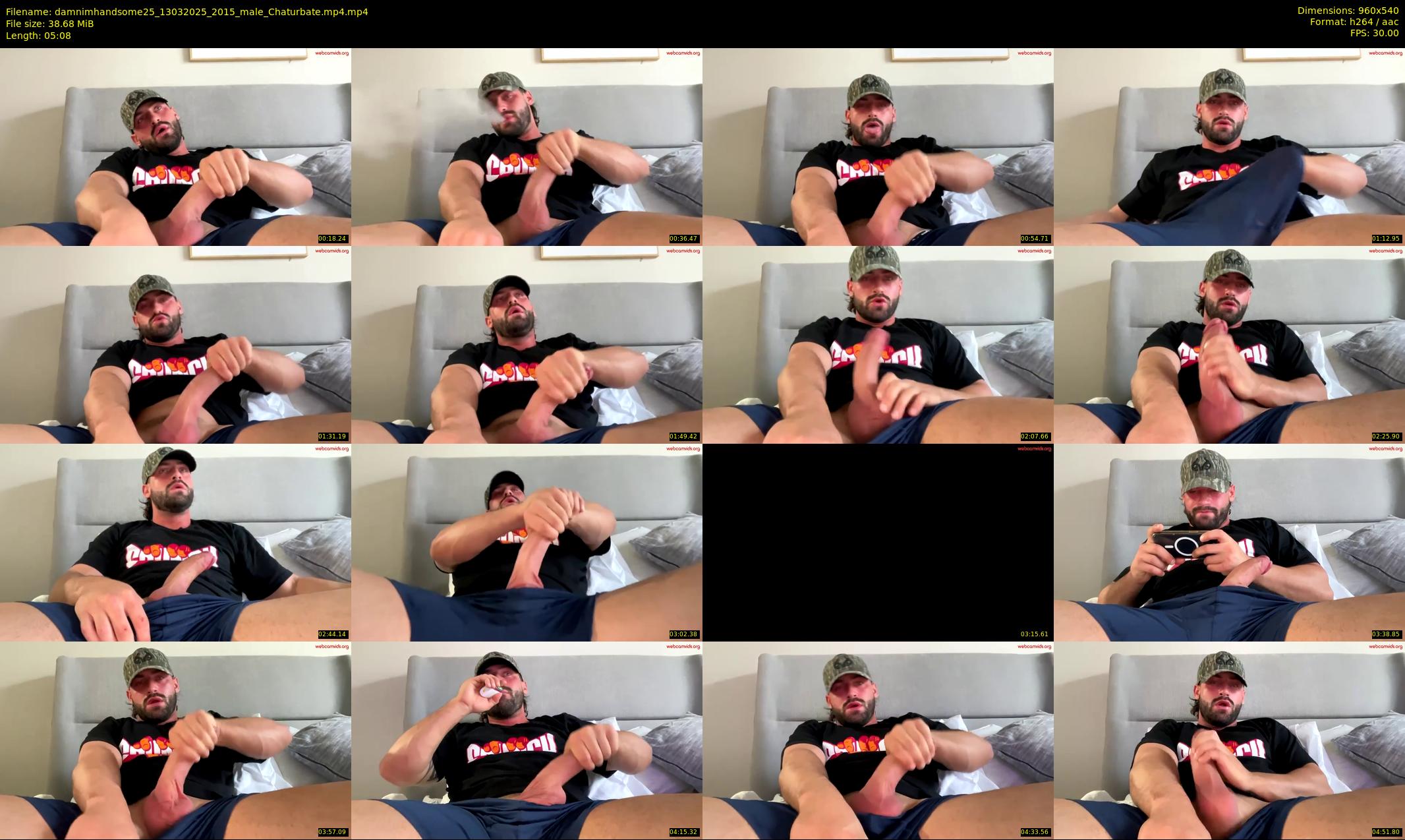 damnimhandsome25 — 6 minute Chaturbate male cam show recording, 480p, Mar 13, 2025