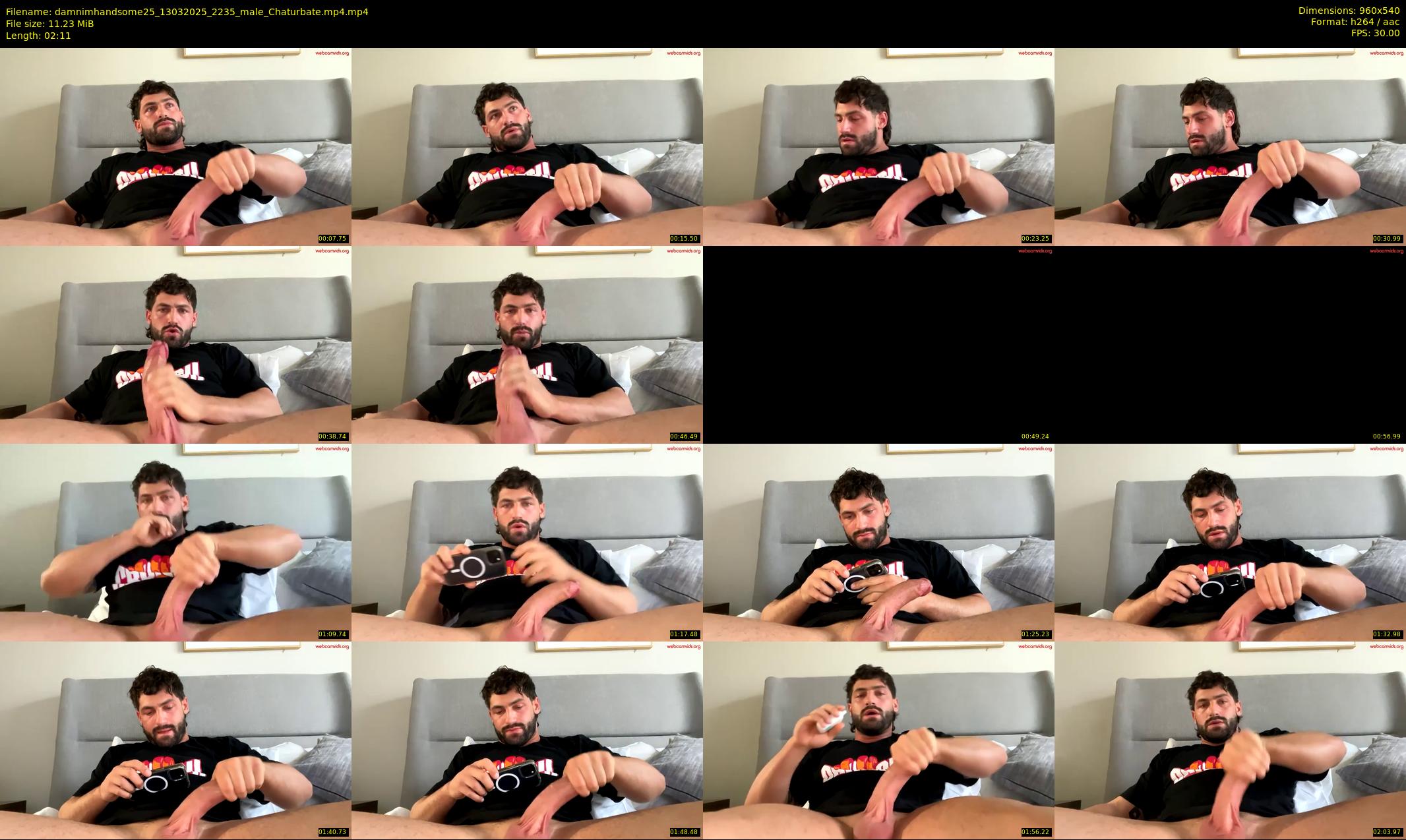damnimhandsome25 — 3 minute Chaturbate male cam show recording, 480p, Mar 13, 2025