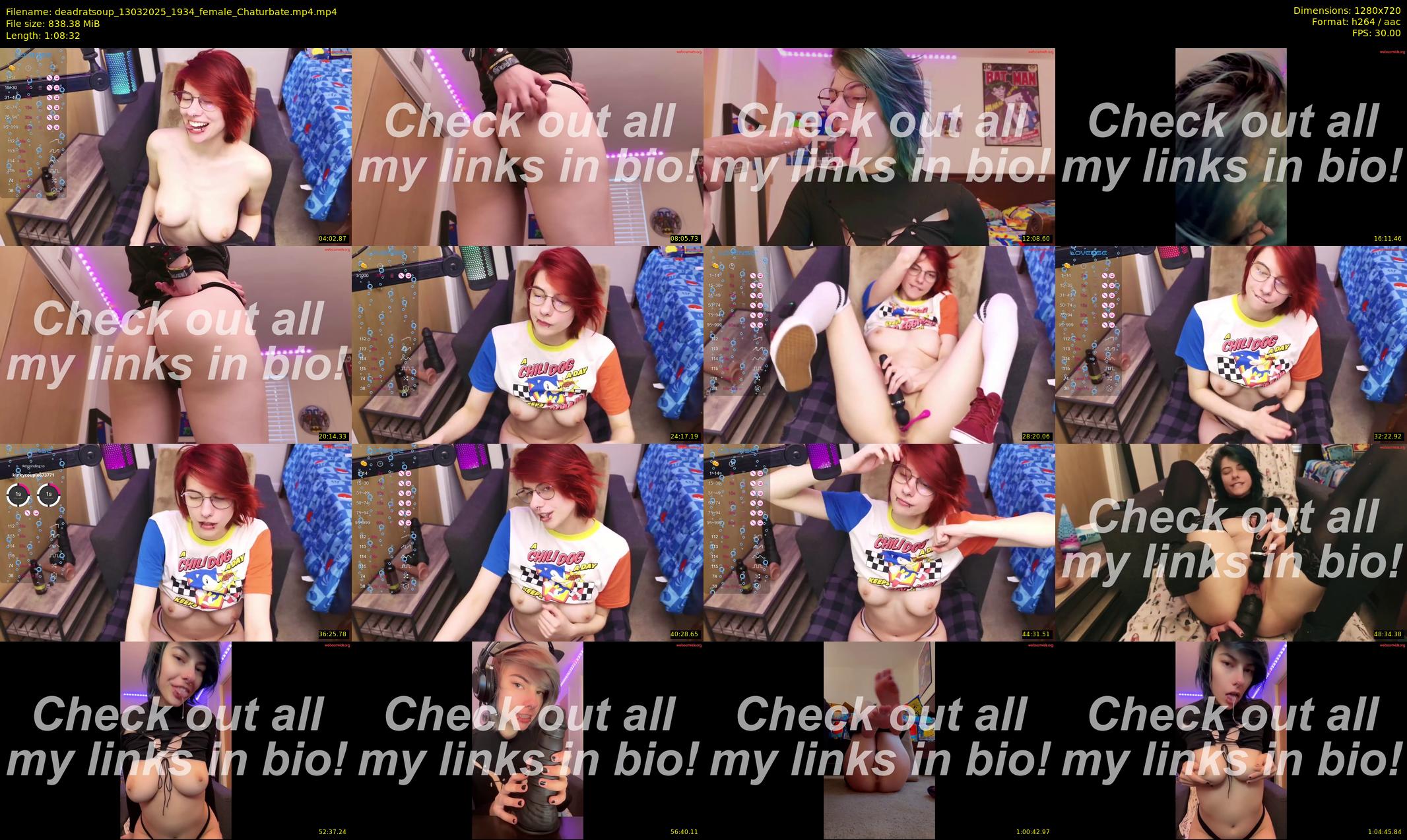 deadratsoup — 69 minute Chaturbate female cam show recording, 720p, Mar 13, 2025