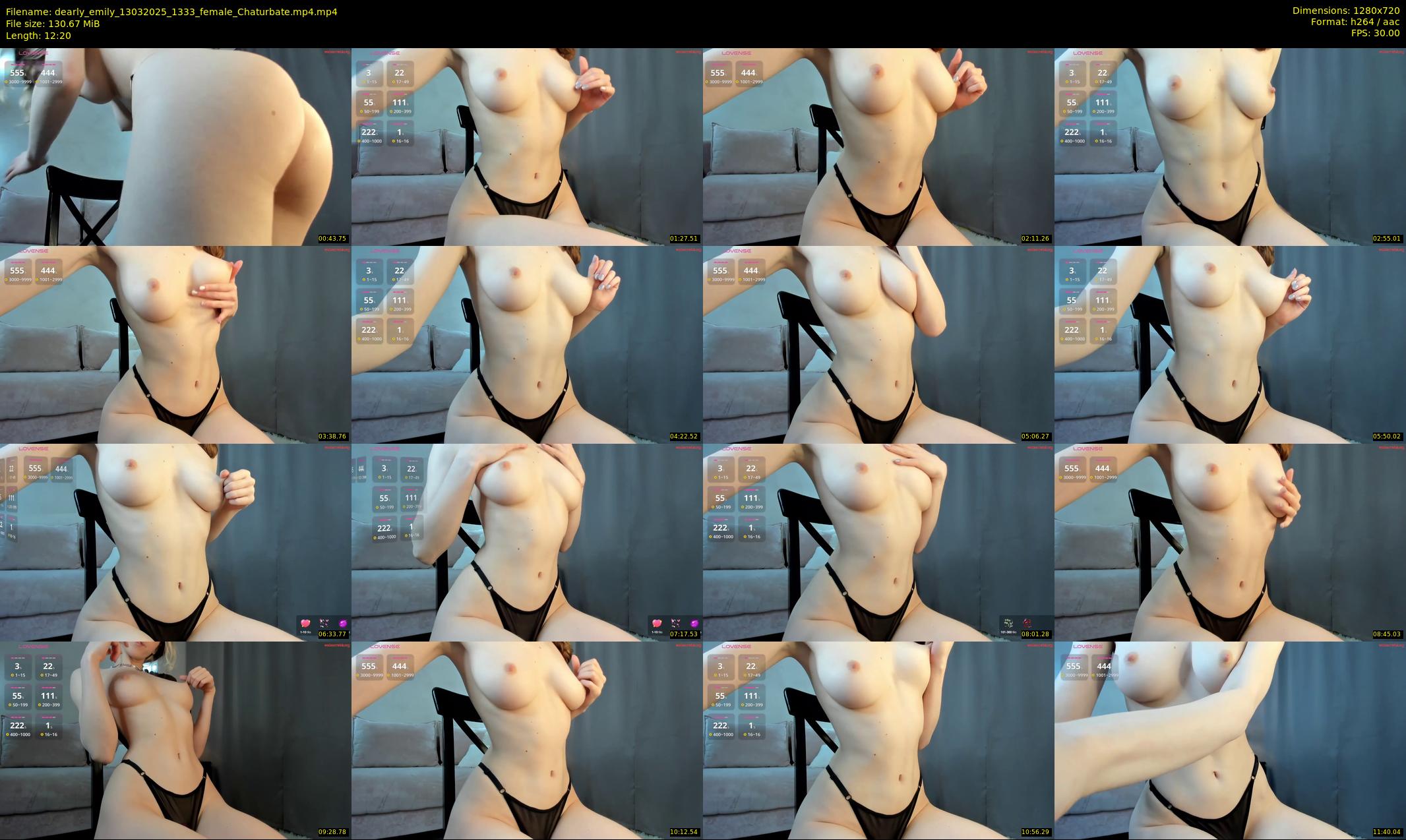 dearly_emily — 13 minute Chaturbate female cam show recording, 720p, Mar 13, 2025