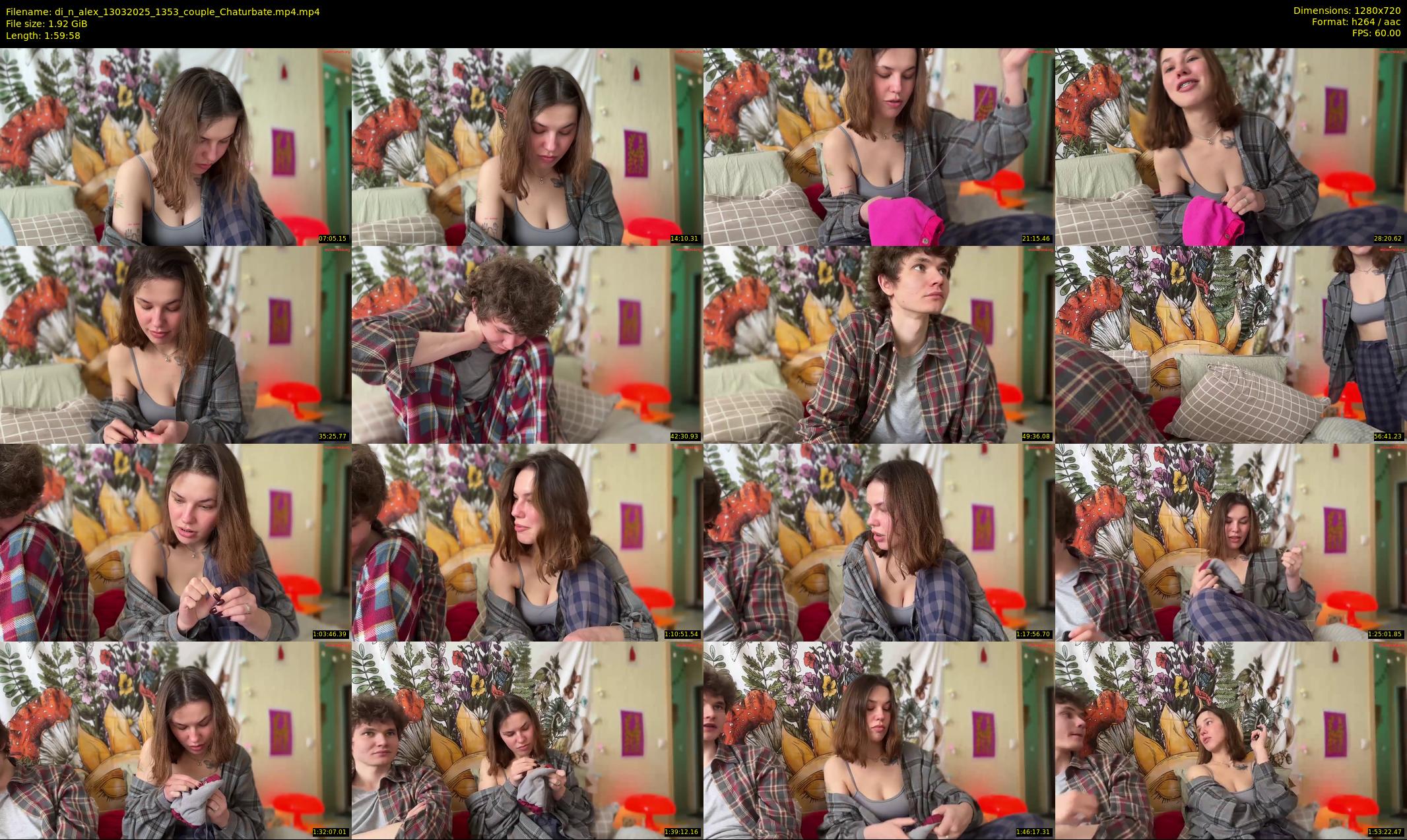 di_n_alex — 120 minute Chaturbate couple cam show recording, 720p, Mar 13, 2025