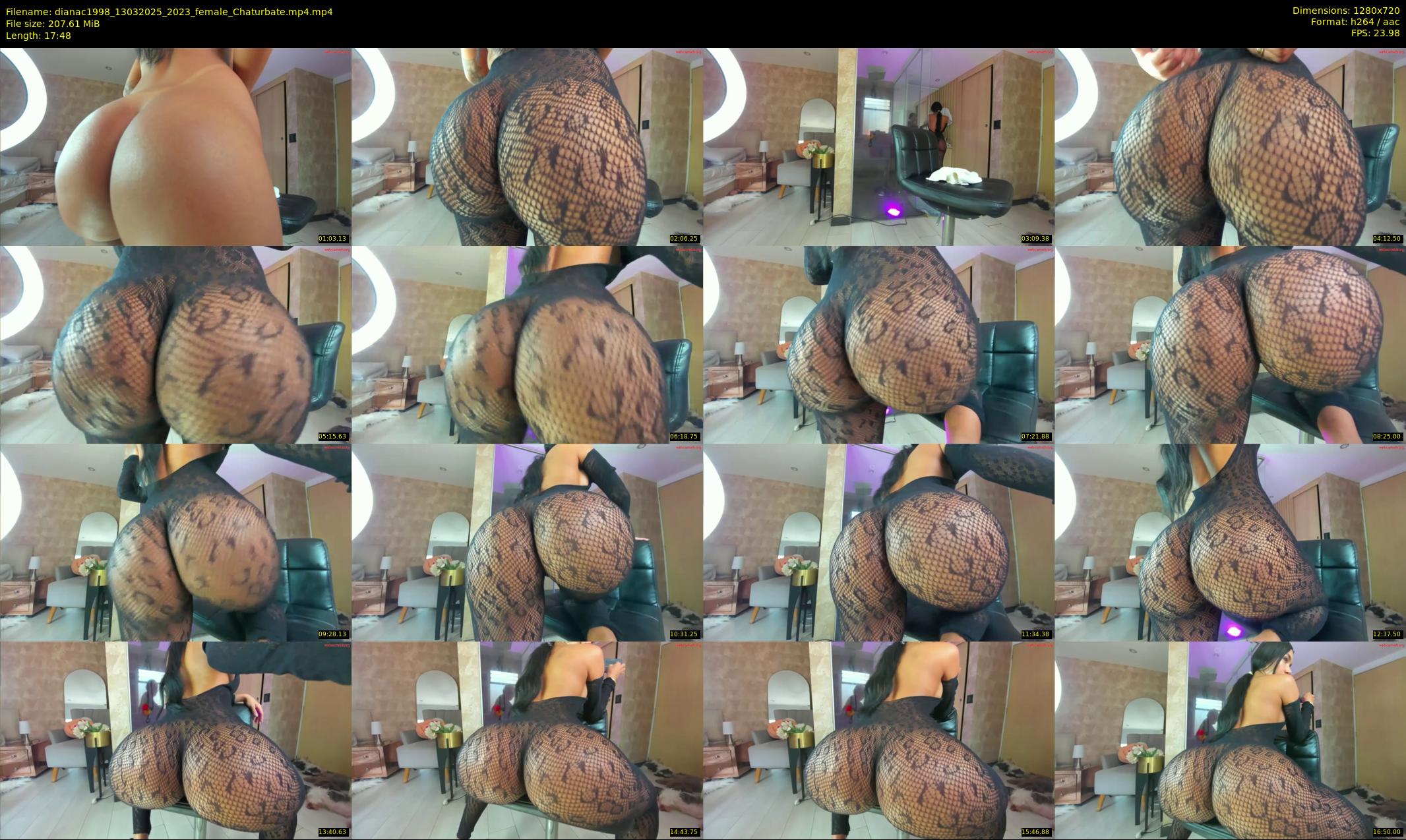 dianac1998 — 18 minute Chaturbate female cam show recording, 720p, Mar 13, 2025