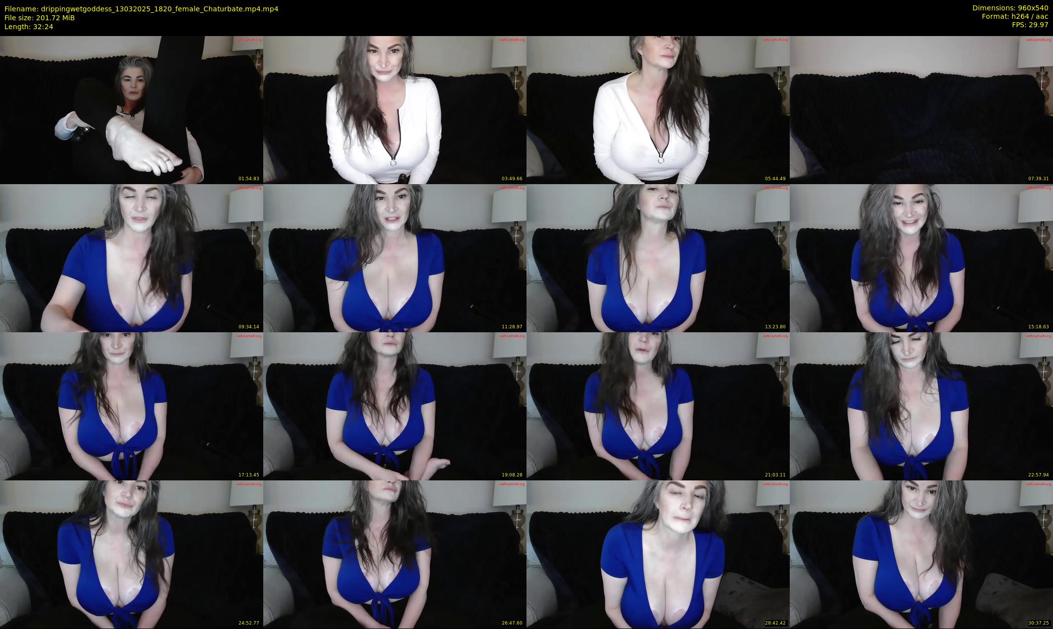 drippingwetgoddess — 33 minute Chaturbate female cam show recording, 480p, Mar 13, 2025