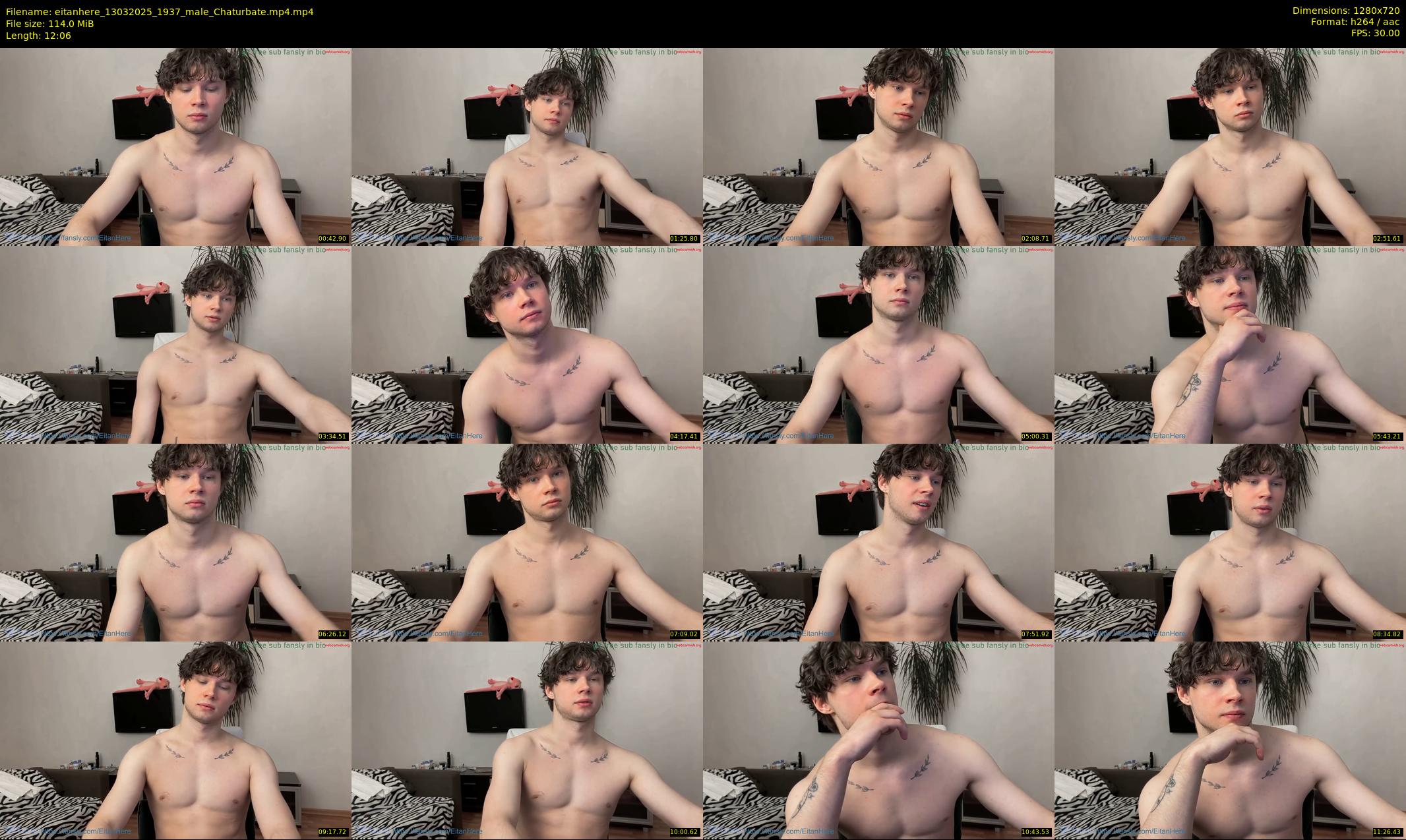 eitanhere — 13 minute Chaturbate male cam show recording, 720p, Mar 13, 2025
