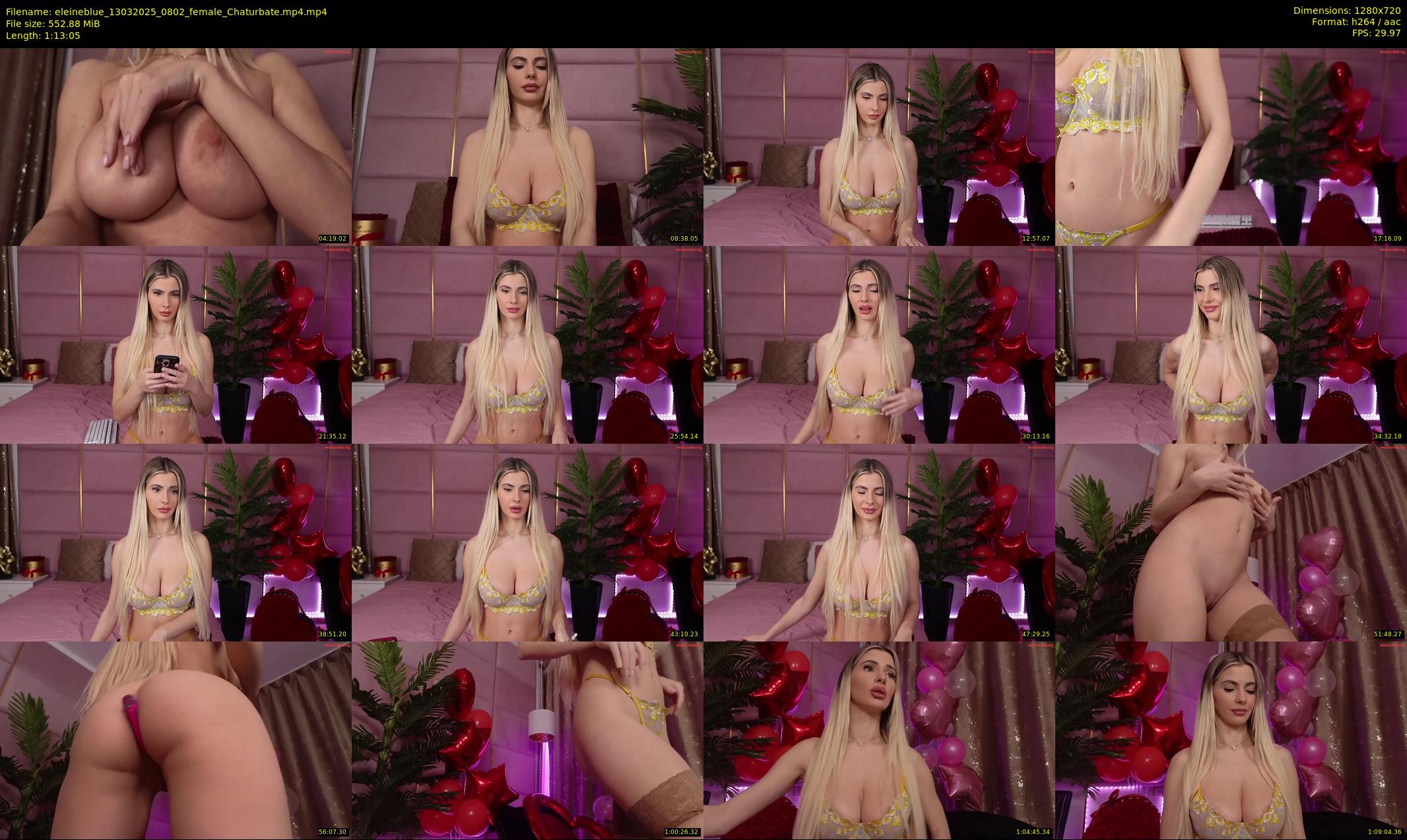 eleineblue — 74 minute Chaturbate female cam show recording, 720p, Mar 13, 2025