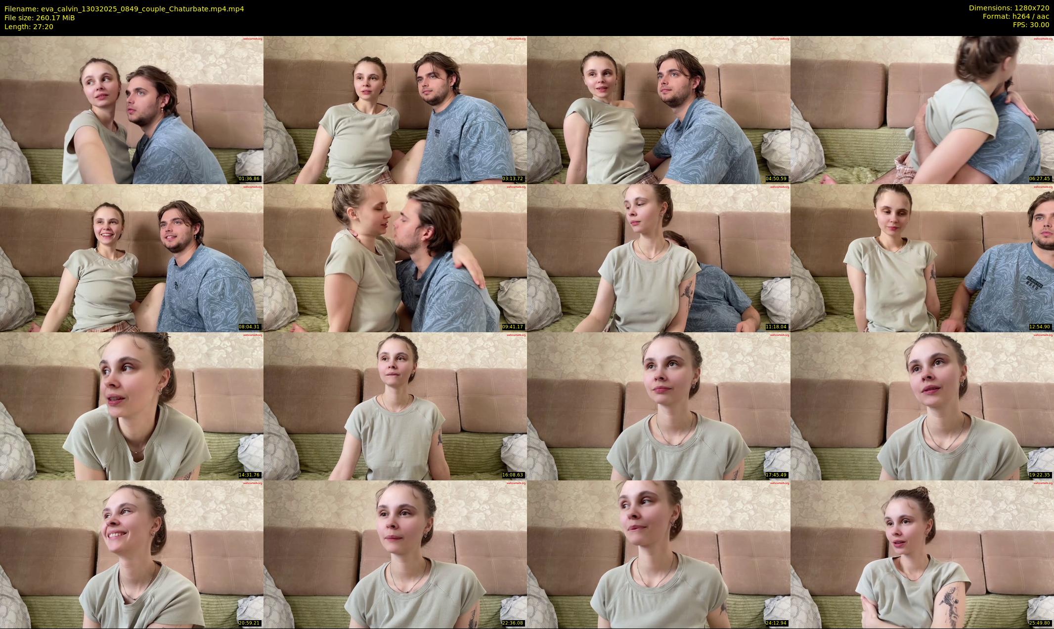 eva_calvin — 28 minute Chaturbate couple cam show recording, 720p, Mar 13, 2025