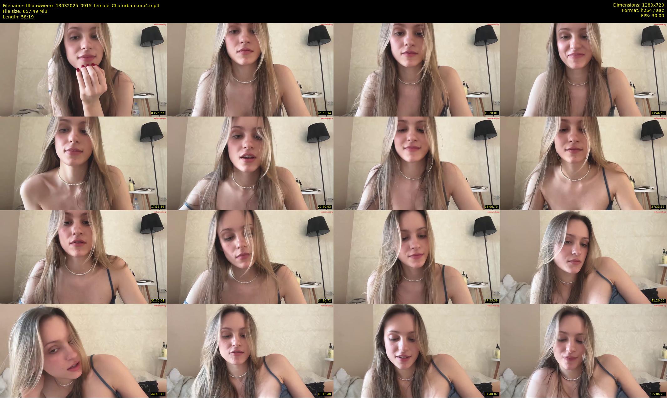 fflloowweerr — 59 minute Chaturbate couple cam show recording, 720p, Mar 13, 2025