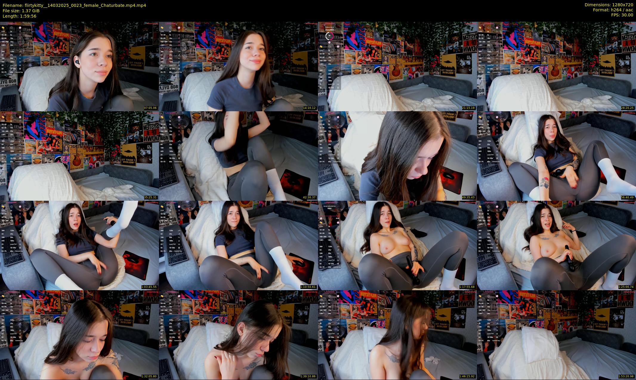 flirtykitty_ — 120 minute Chaturbate female cam show recording, 720p, Mar 14, 2025