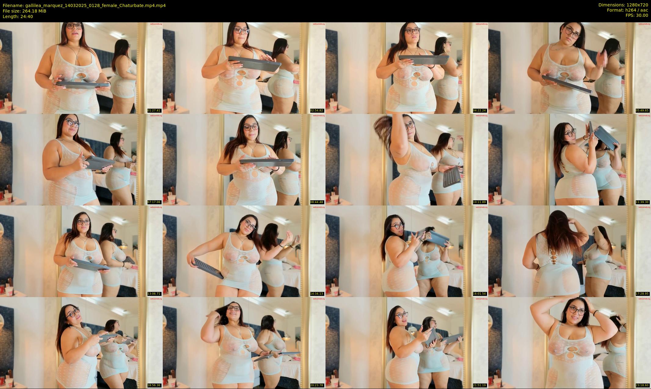 gallilea_marquez — 25 minute Chaturbate female cam show recording, 720p, Mar 14, 2025