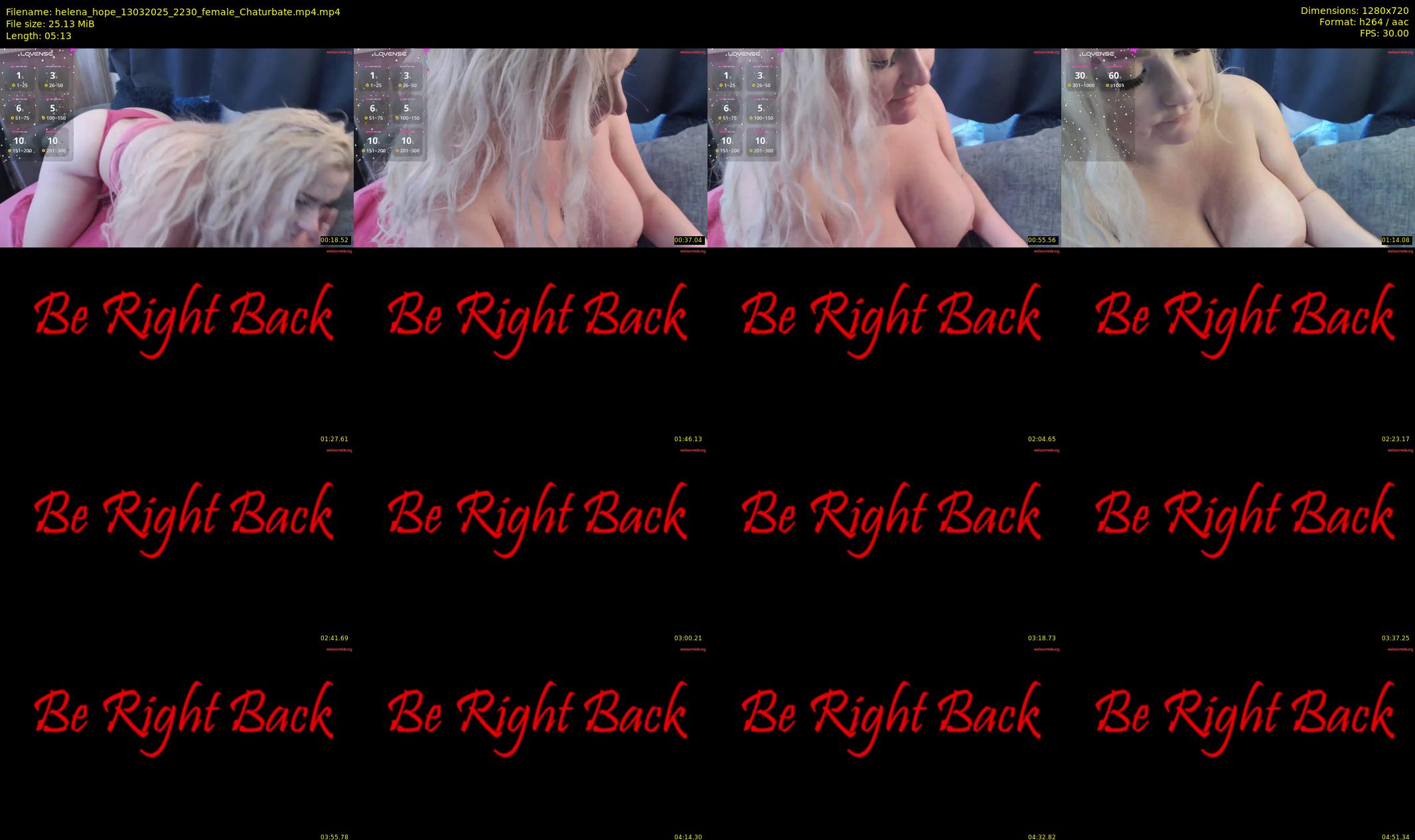 helena_hope — 6 minute Chaturbate female cam show recording, 720p, Mar 13, 2025