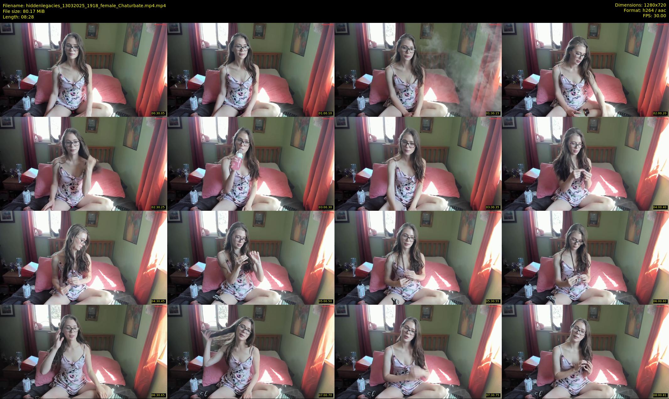 hiddenlegacies — 9 minute Chaturbate female cam show recording, 720p, Mar 13, 2025