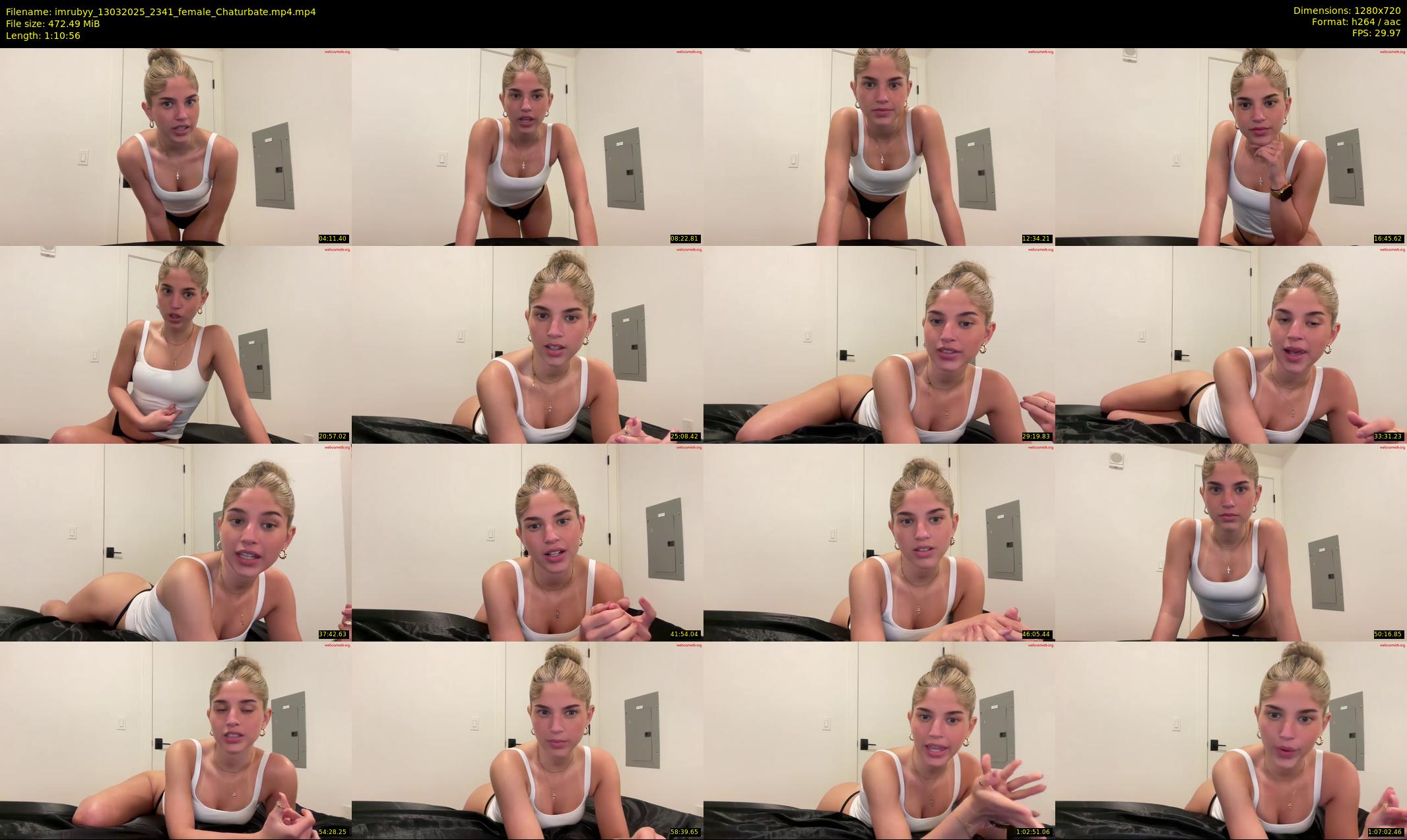 imrubyy — 71 minute Chaturbate female cam show recording, 720p, Mar 13, 2025