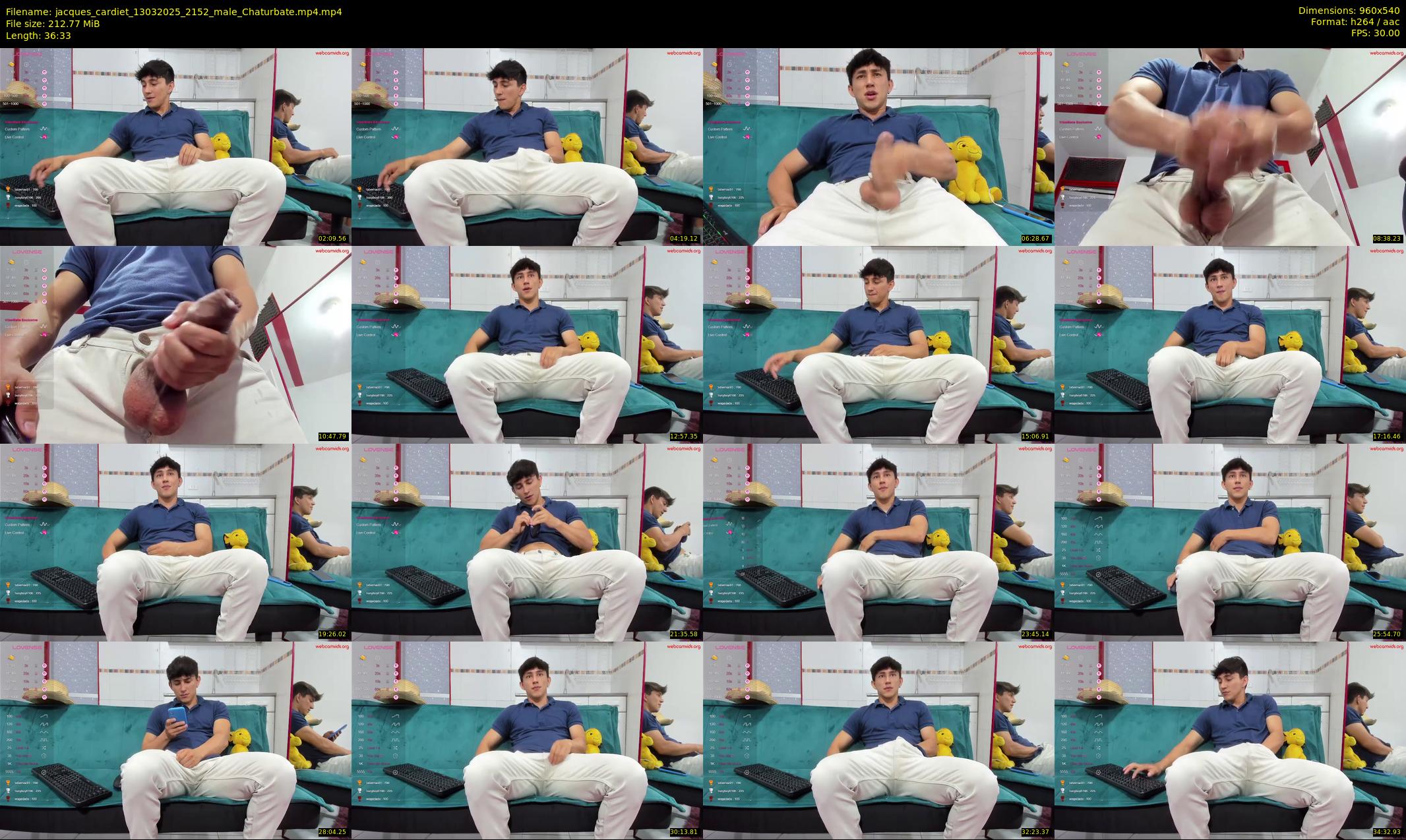 jacques_cardiet — 37 minute Chaturbate male cam show recording, 480p, Mar 13, 2025