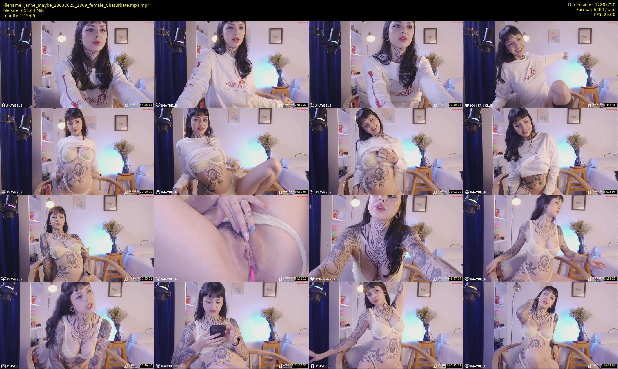 janne_maybe — 76 minute Chaturbate female cam show recording, 720p, Mar 13, 2025